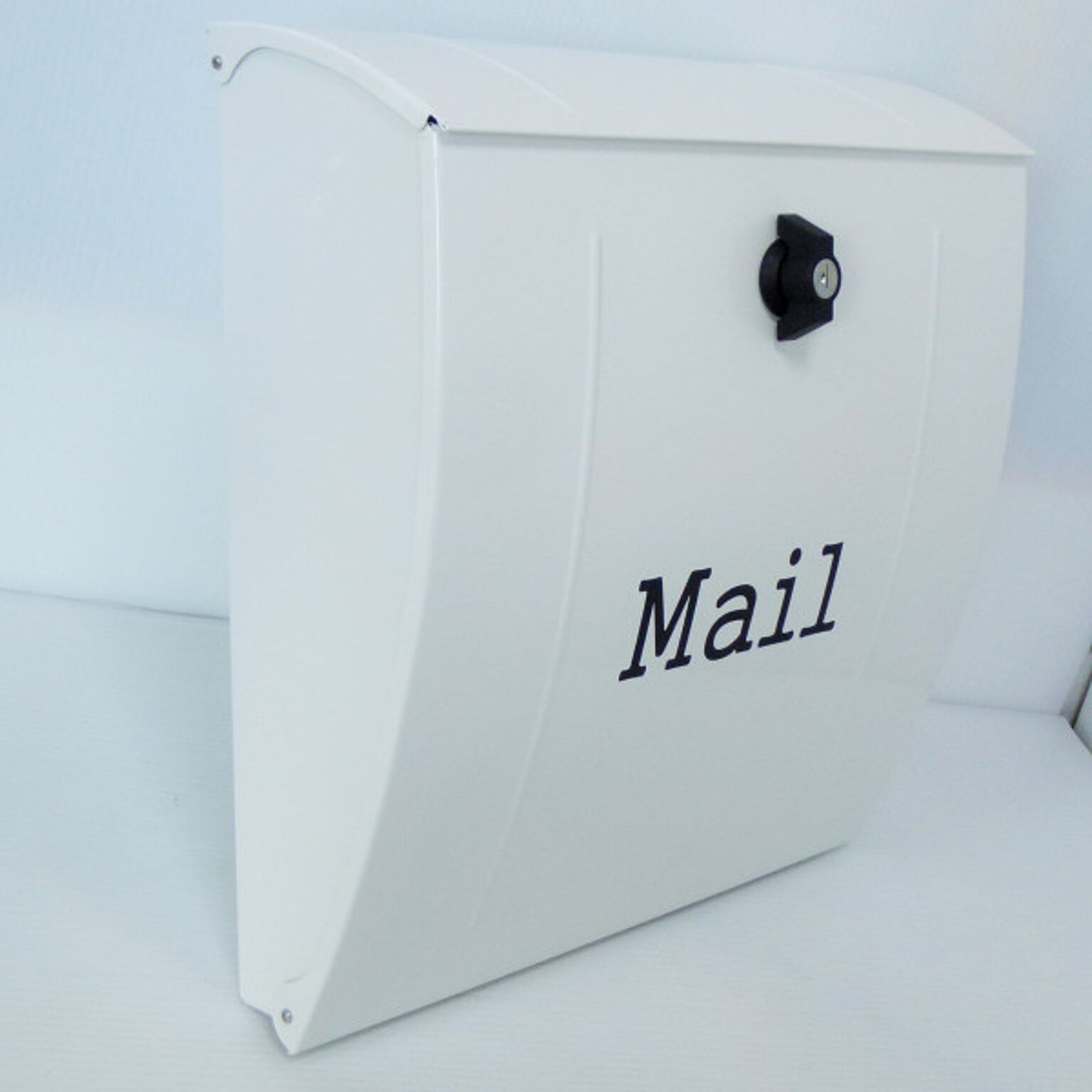 大容量 郵便ポスト 郵便受け 錆びにくい メールボックス壁掛け白色 ホワイト ステンレスポスト  pm024 (white)