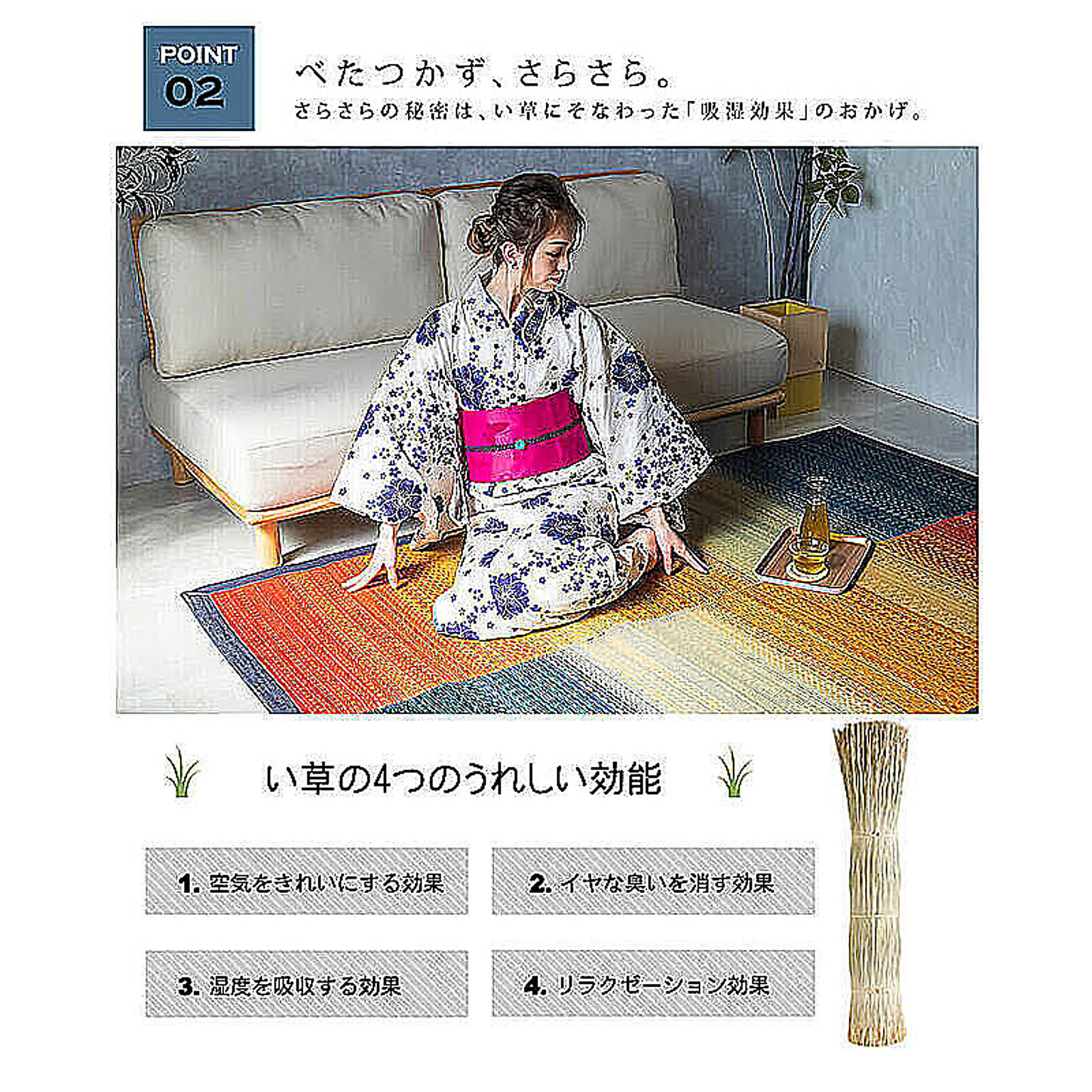 ござ・い草ラグ