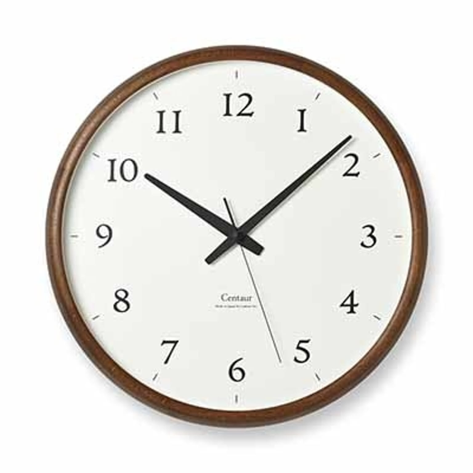 Lemnos レムノス Centaur Clock セントール クロック PC21-05 掛時計 掛け時計 ウォールクロック スイープムーブメント スイープセコンド 音がしない 壁掛け時計