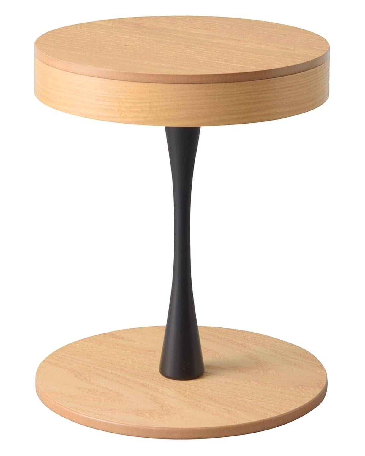 サイドテーブル W40×D40×H49 ナチュラル サイドテーブル 収納付 モダン シンプル かわいい おしゃれ 木目調 天然木 シャープ ヴィンテージ ナイトテーブル テーブル 幅40センチ