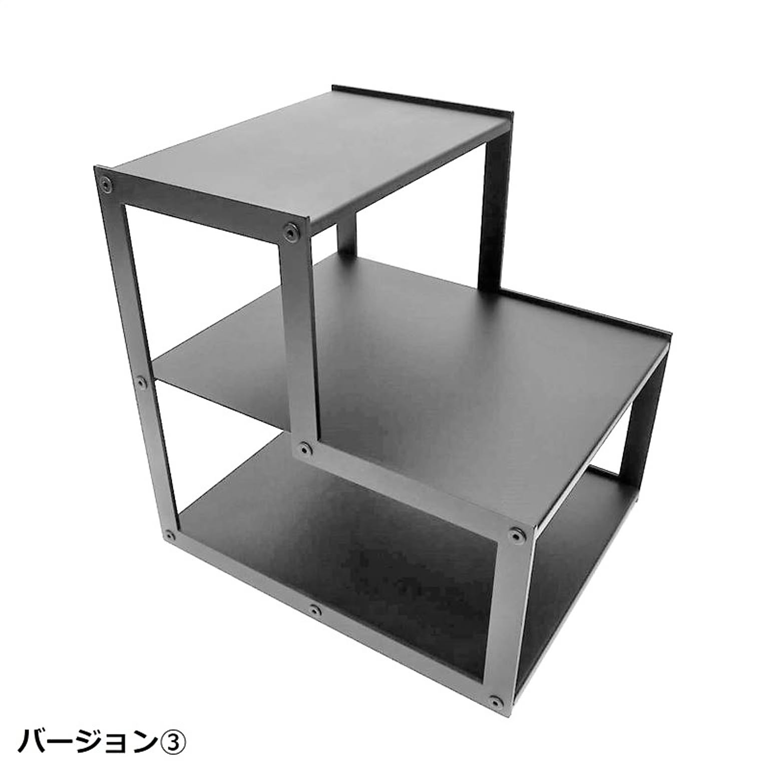 <ステップシェルフ：5771-SS2W300>　横に増やせる連結式のステップシェルフ（ワイドタイプ）