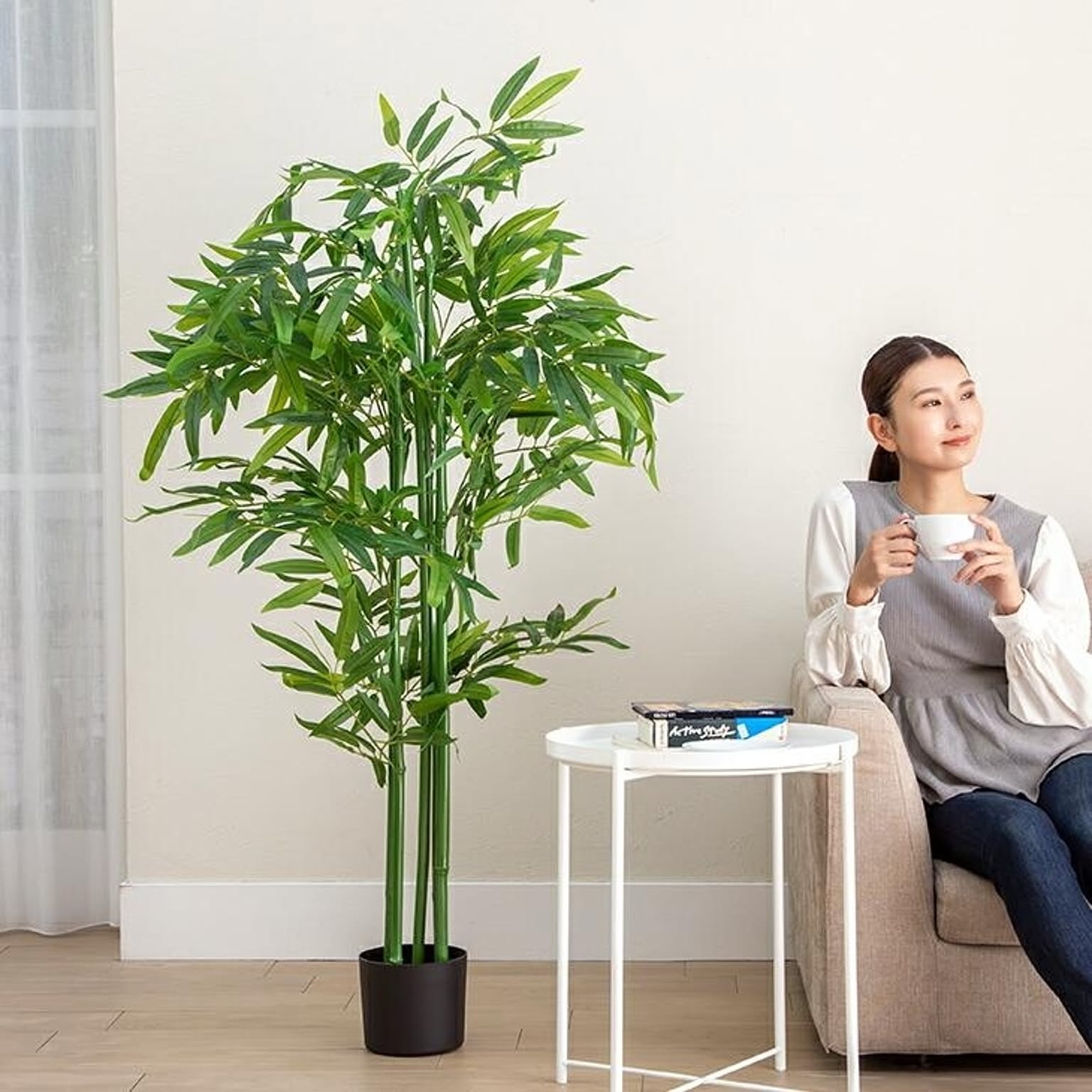 光触媒　人工観葉植物　ウォールグリーン　フェイクグリーン　組立て式バンブー黒竹 光触媒 人工観葉植物 ウォールグリーン フェイクグリーン 組立て
