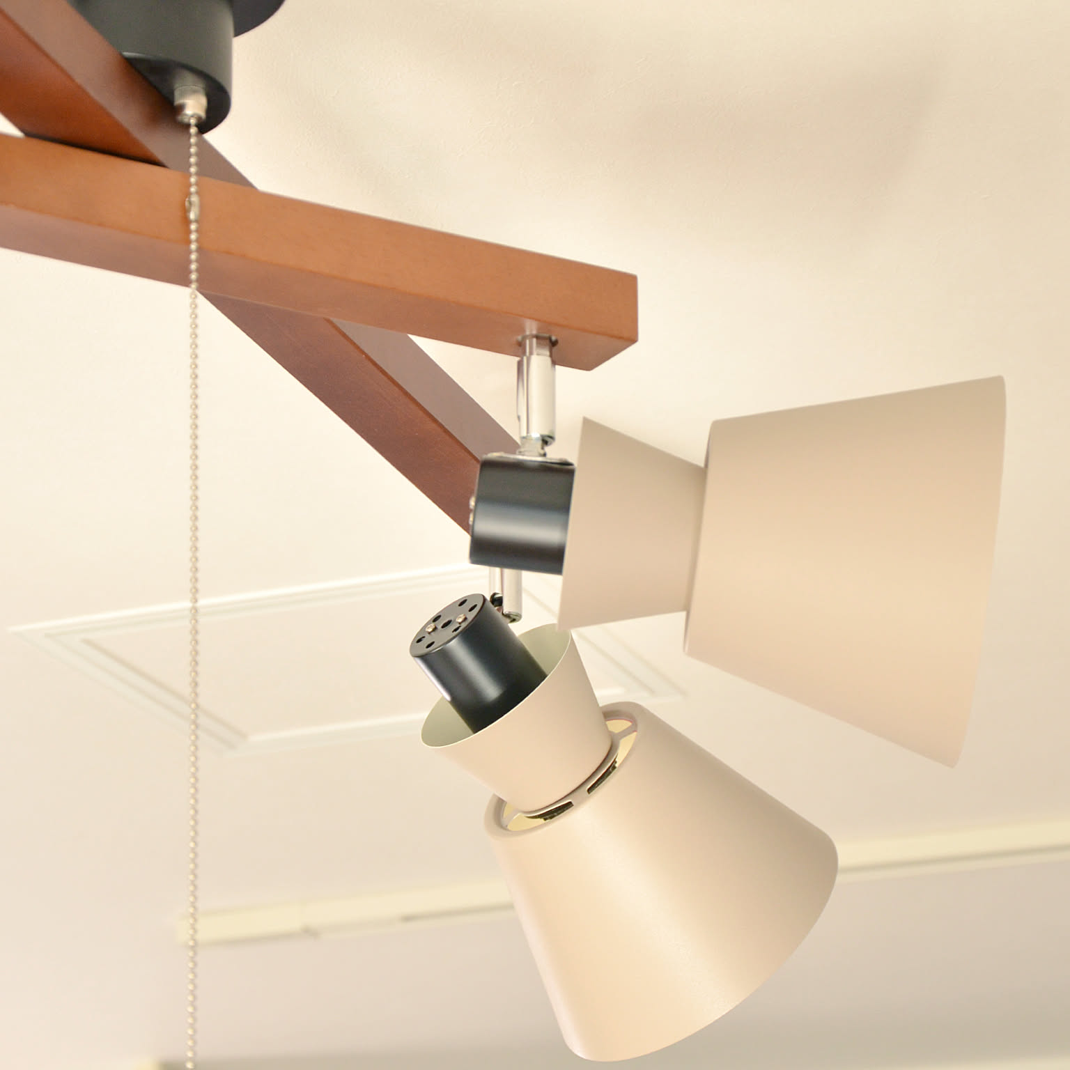 エルックス ROBBIN 4灯シーリングライト ワインレッド - 通販 | 家具と