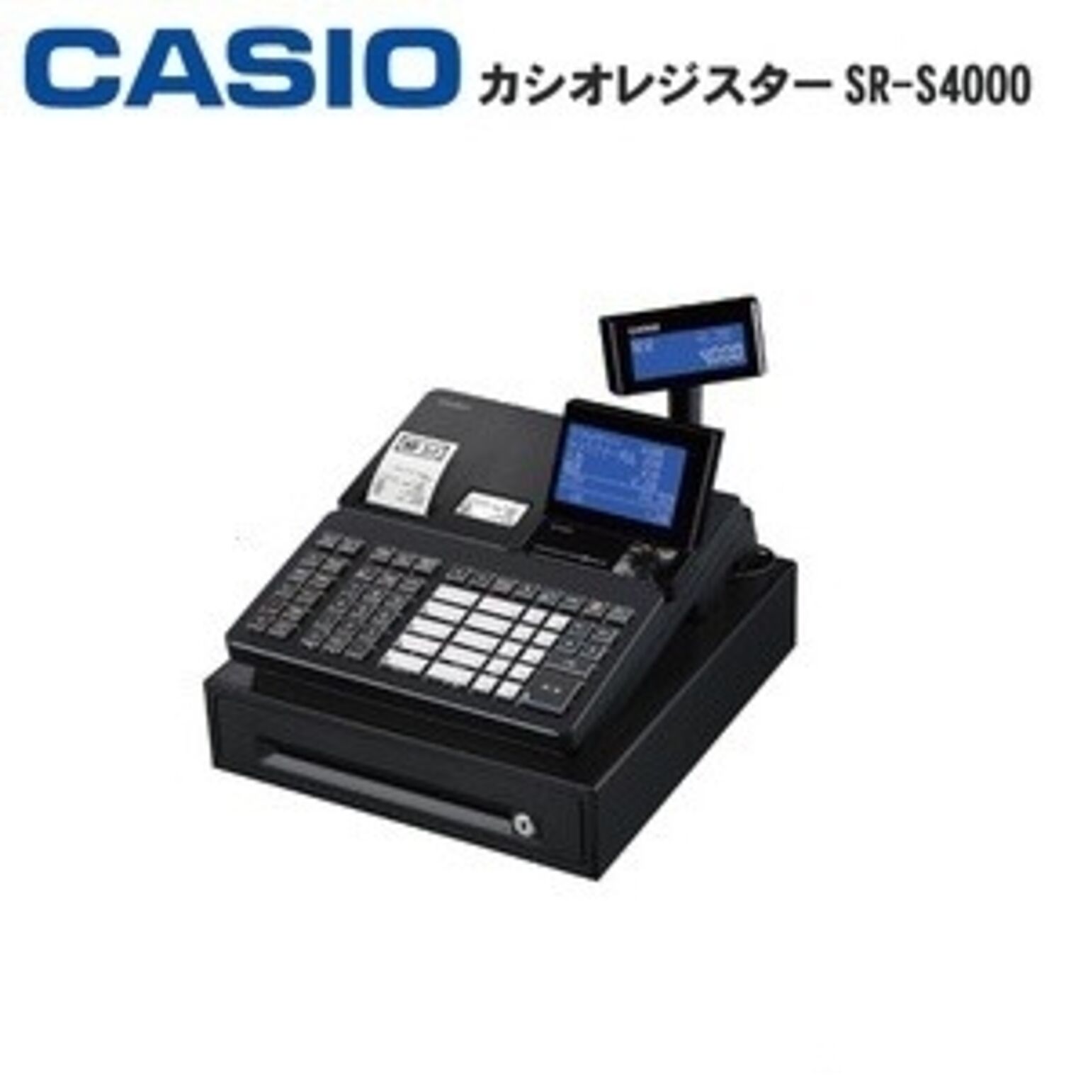 カシオ レジスター SR-S4000-20S Bluetoothレジ ブラック 通販 RoomClipショッピング