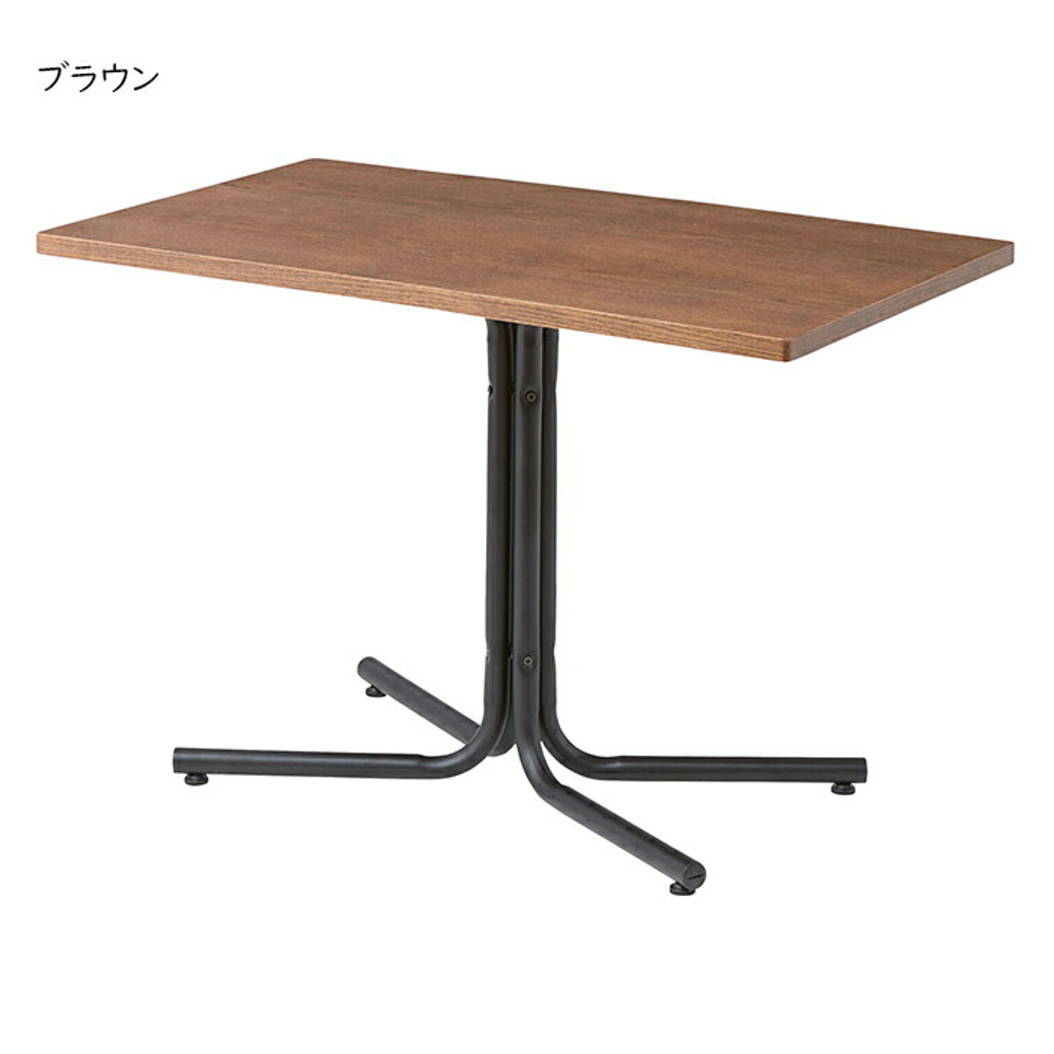 テーブル 組立式 ダリオ カフェテーブル END-224T 幅100x奥行60x高さ67cm 東谷