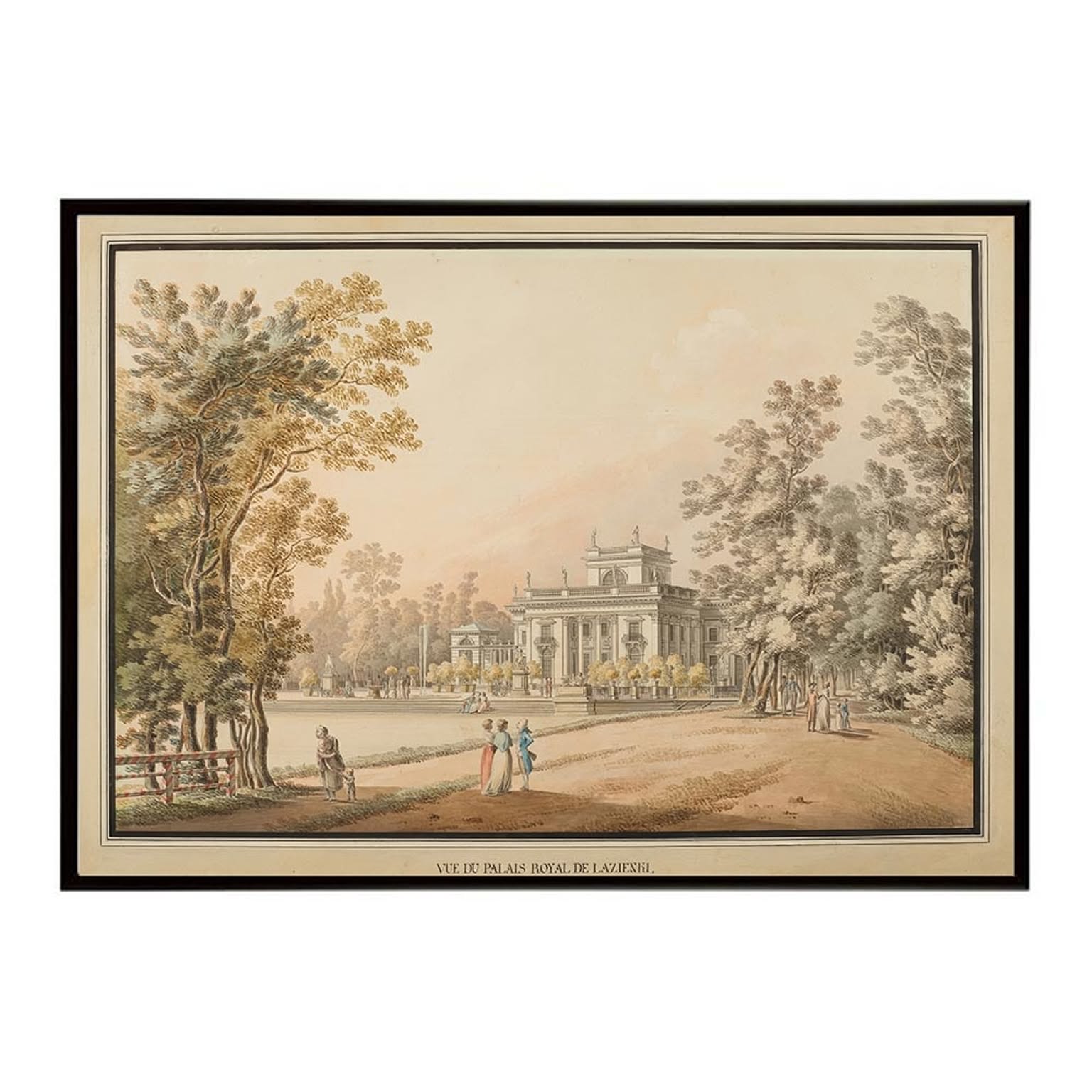 EFPI 世界の古い絵画 レトロポスター デジタルリマスター?azienki Park