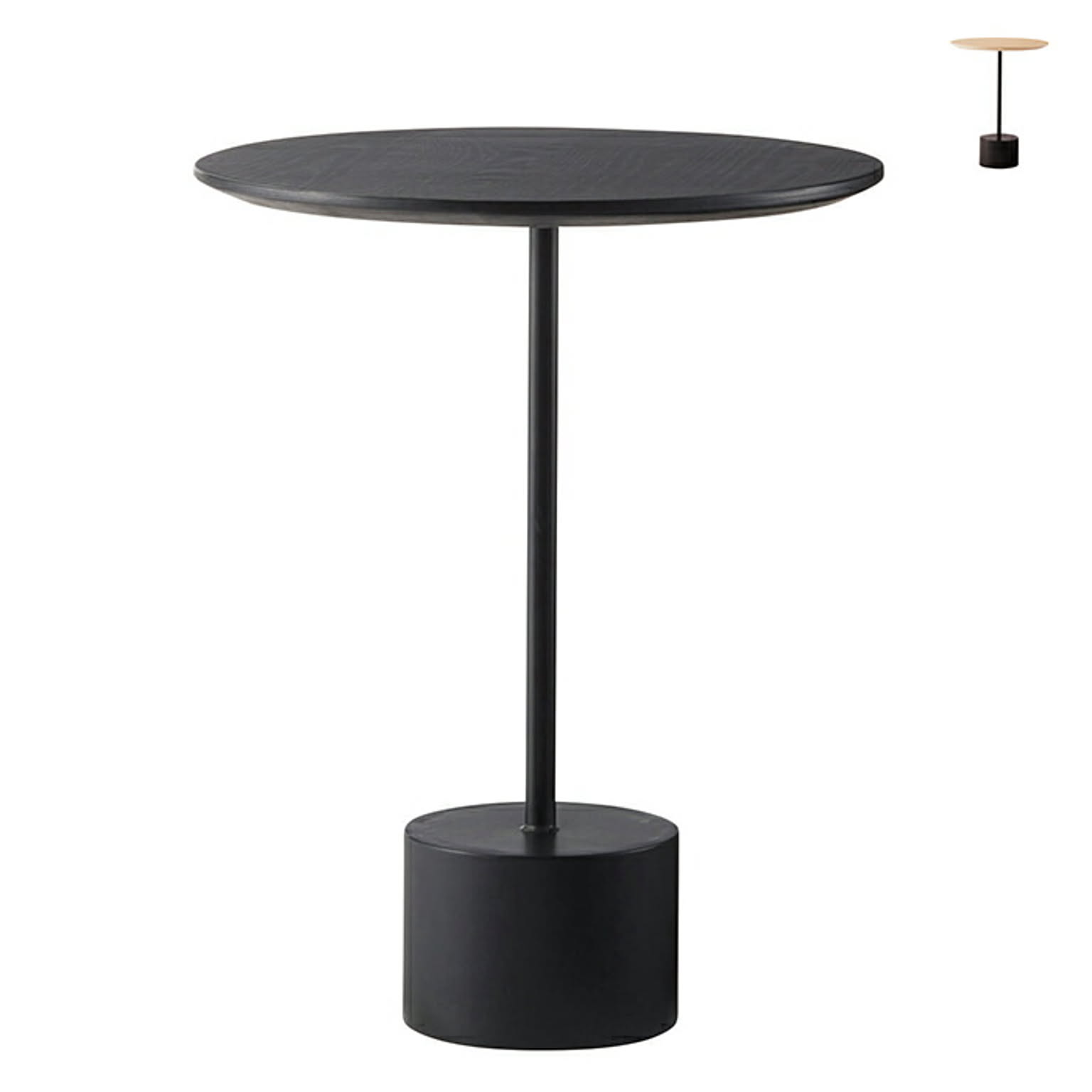 東谷 HIT-231 サイドテーブル 完成品 幅40x奥行40x高さ50cm ブラック