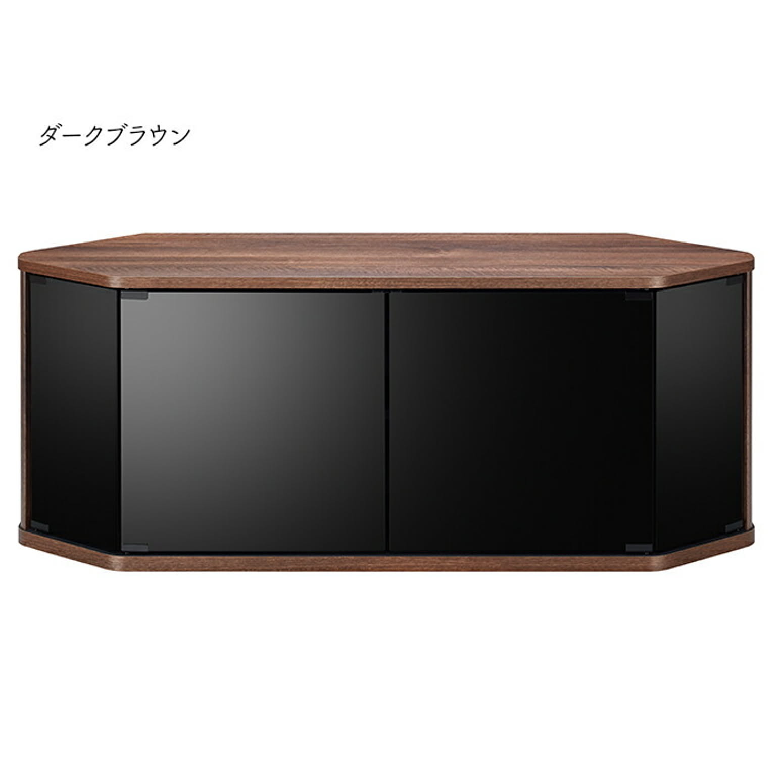 テレビ台 組立式 コーナー置き RCA-4512LG 幅1150x奥行390x高さ464mm 朝日木材加工