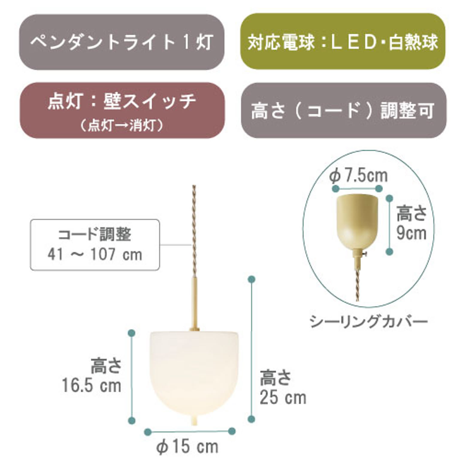 ペンダントライト