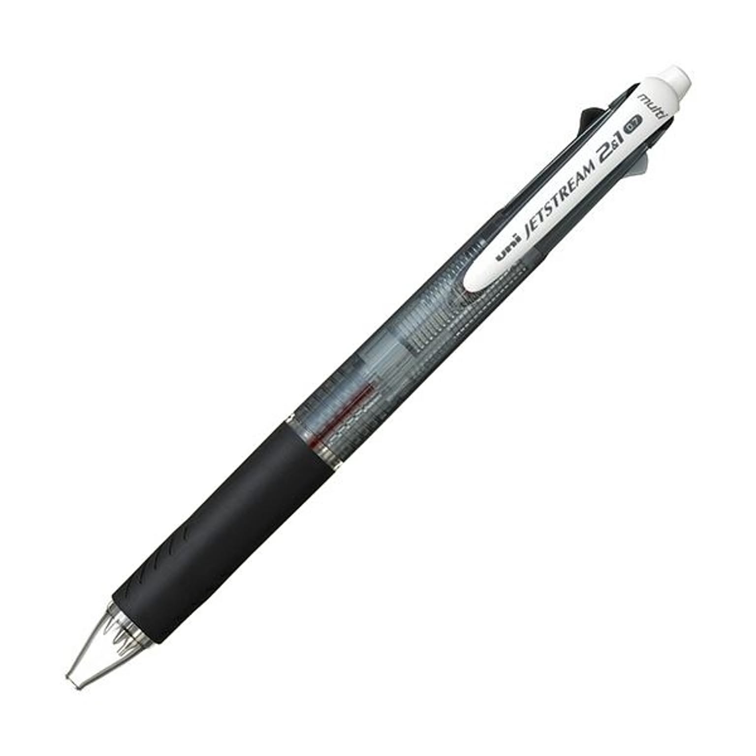 (まとめ) 三菱鉛筆 多機能ペン ジェットストリーム2＆1 0.7mm （軸色：黒） MSXE350007.24 1本 【×30セット】