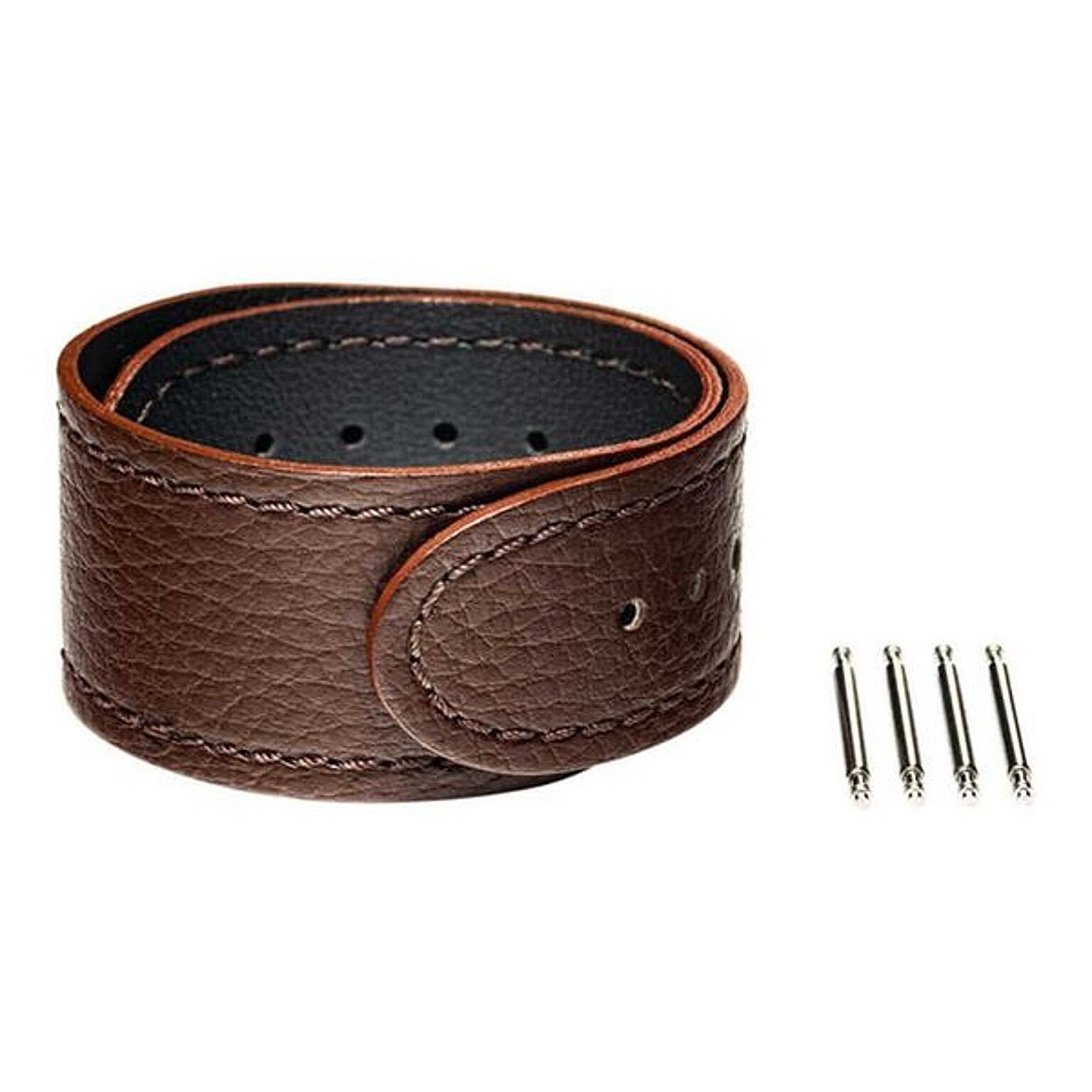 スマートウォッチ wena3 専用アクセサリー wena3用 レザーバンド20mm Brown SONY(ソニー) WNW-CB2120-T