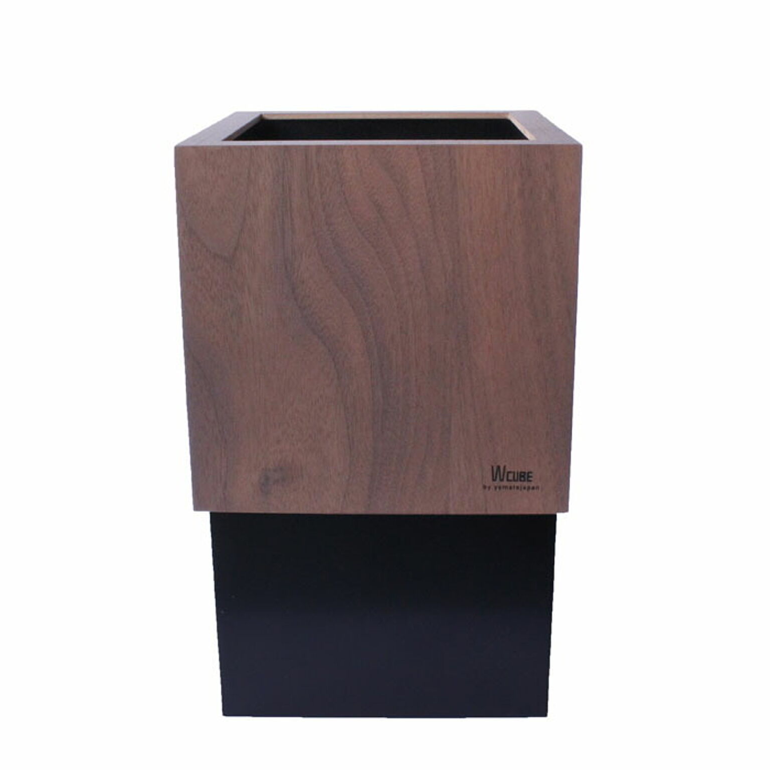 ゴミ箱 ダストボックス 北欧 ごみ箱 日本製 木製 10L ウォールナット シンプル 職人の手作り リビング W CUBE ヤマト工芸