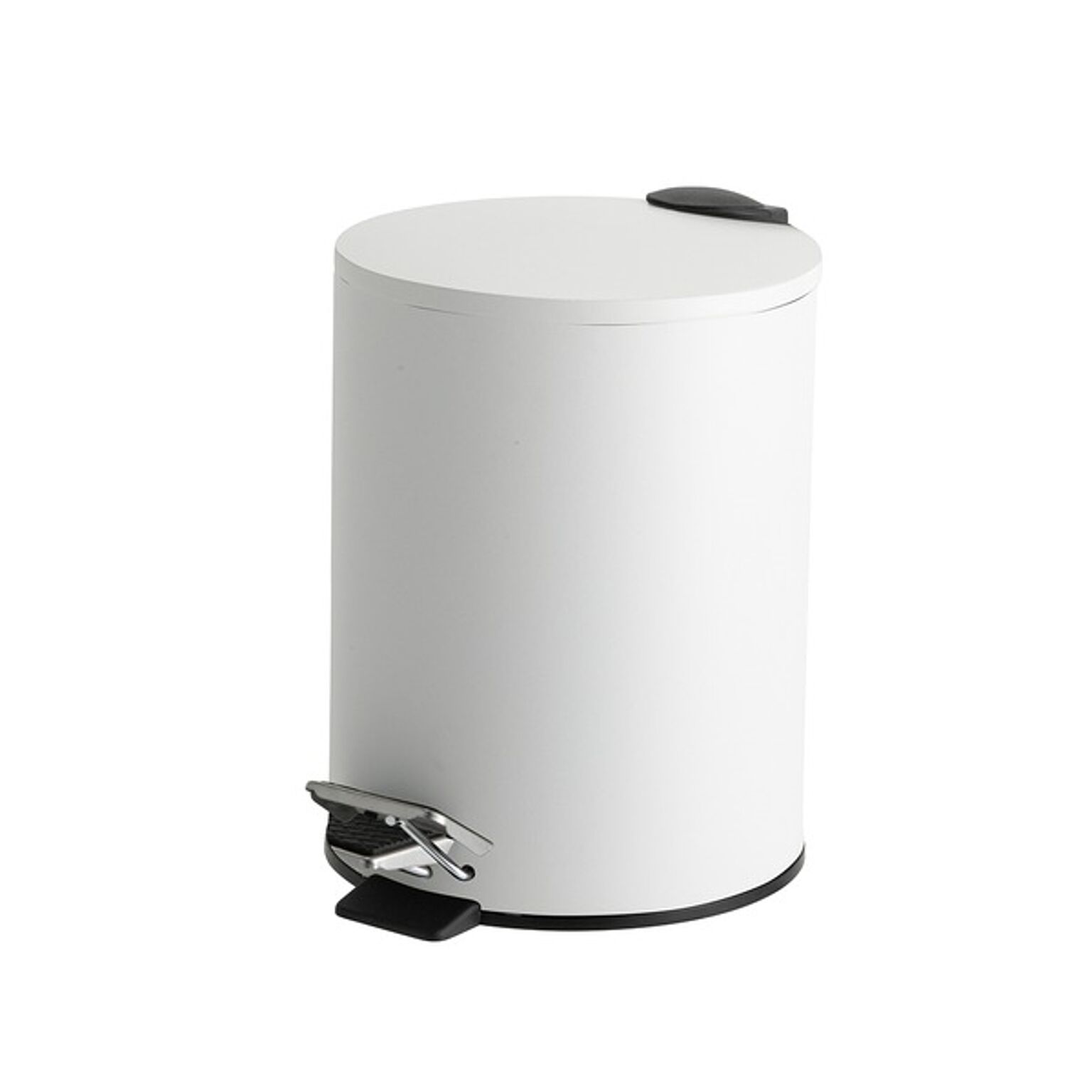 テラモト ペダルボックス（静音タイプ） ホワイト 5L （ゴミ箱／ダストボックス）