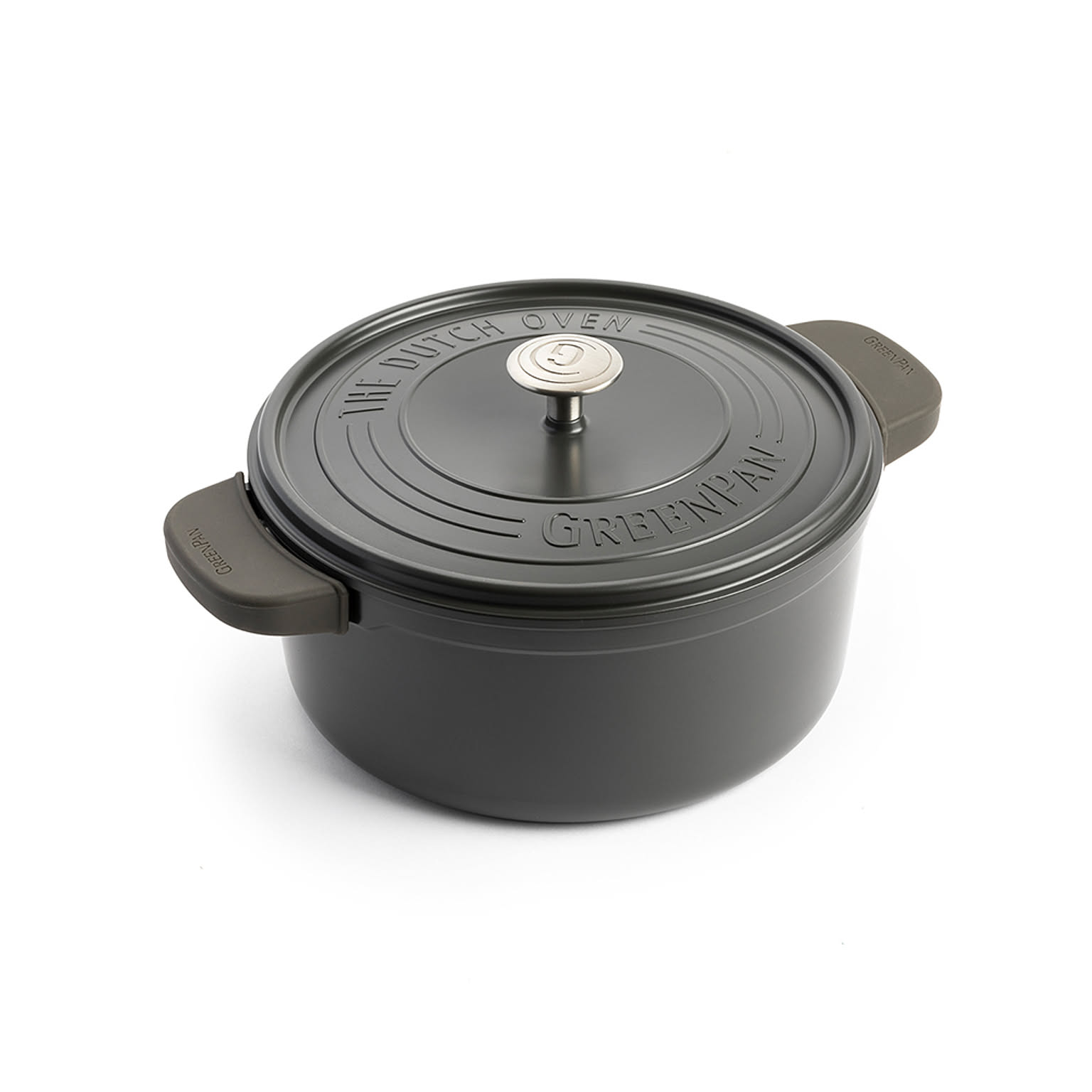 GREENPAN グリーンパン フェザーウェイト ココット ラウンド 22cm 両手鍋 IH対応 セラミック コーティング