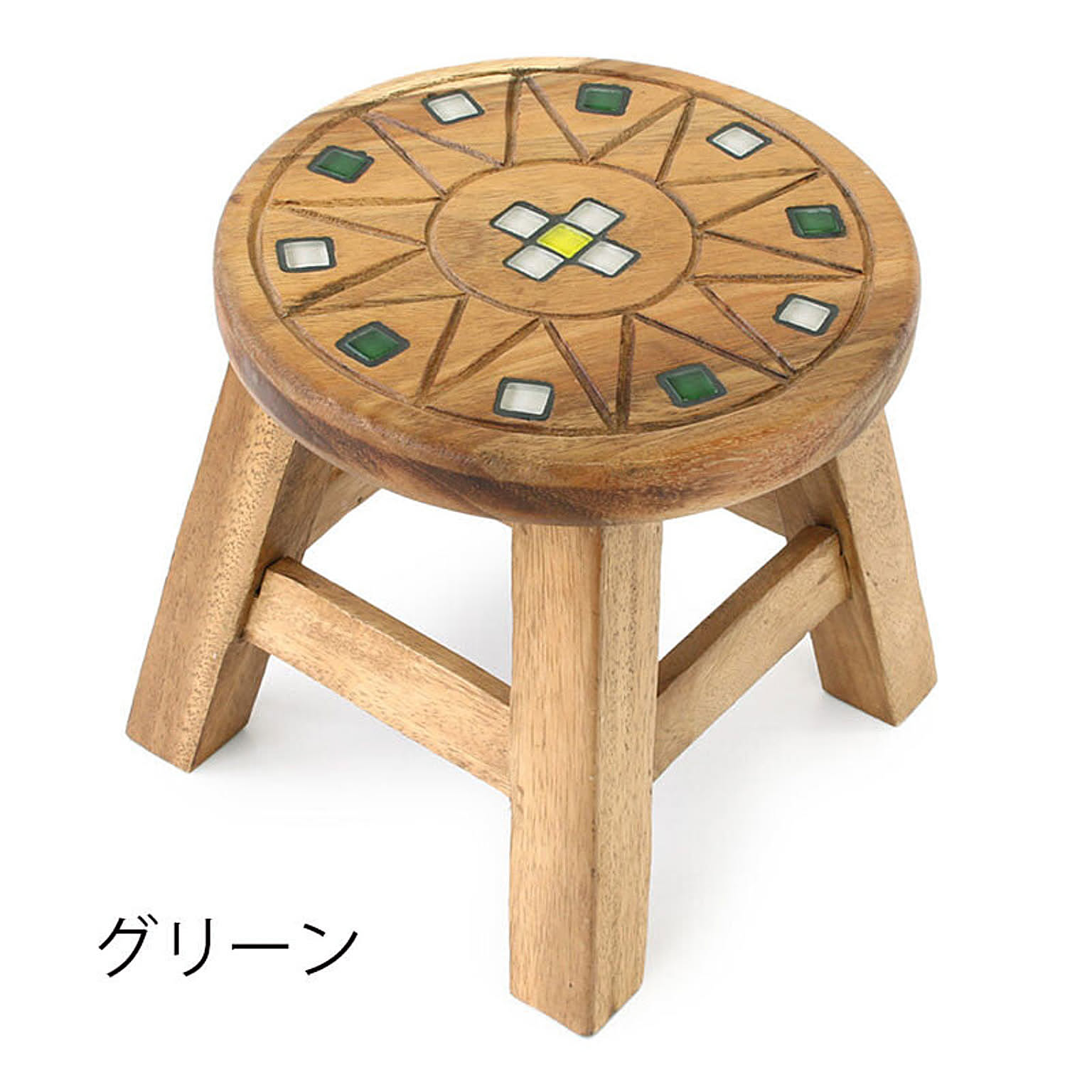 【トモ・コーポレーション】クリスタルタイルスツール
