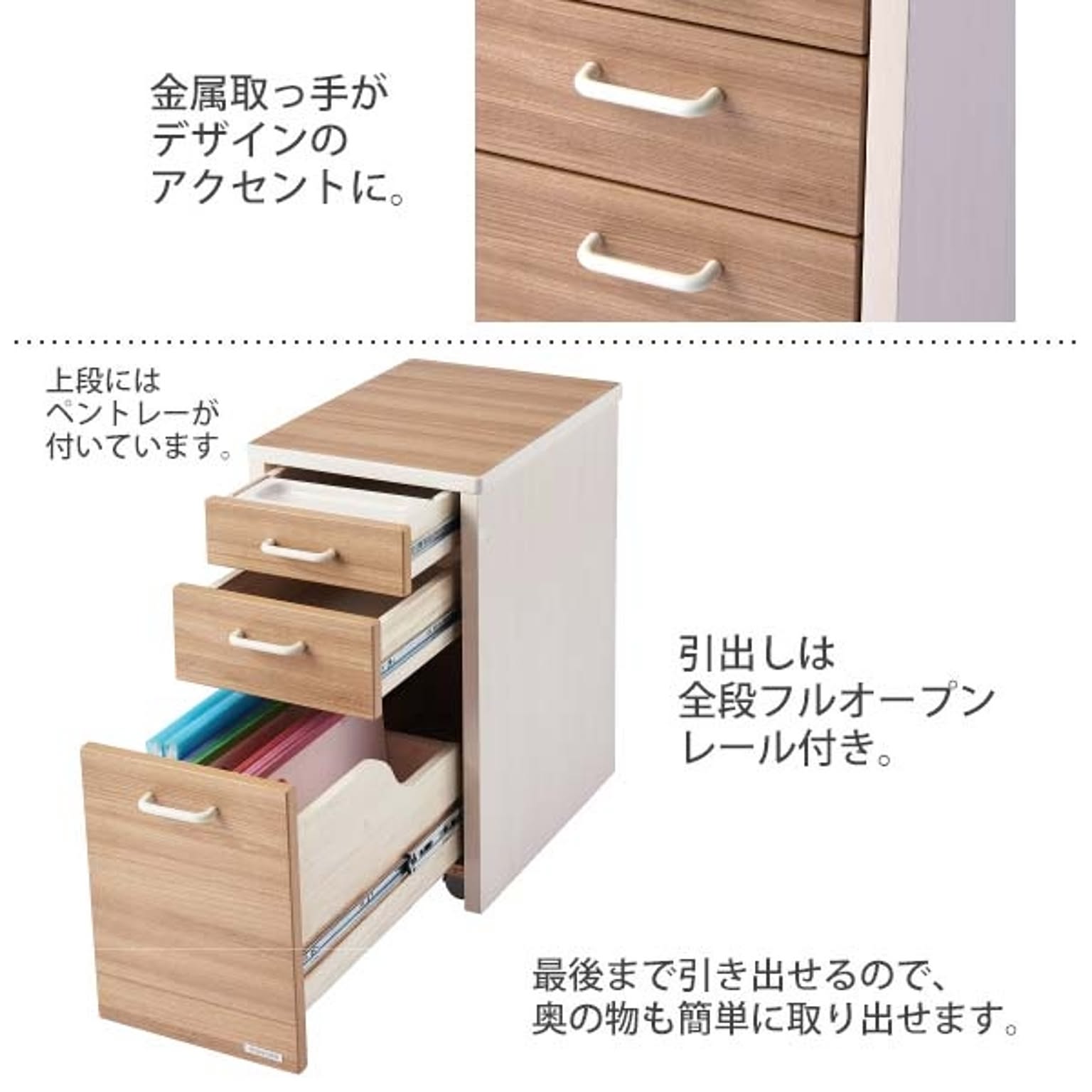 サイドチェスト・デスクワゴン