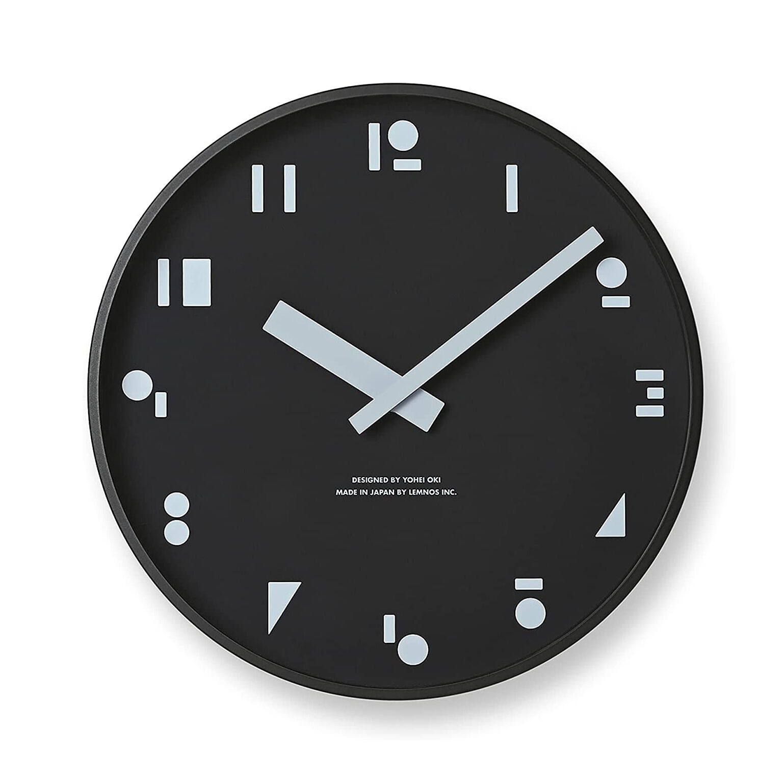 置き時計 卓上時計 おしゃれ 北欧 時計 モダン テーブルクロック M,S,S. エムエスエス MSS シンプル 掛け時計 SYO21-04 アルミ グレー ブラック 黒 モノトーン リビング 書斎 