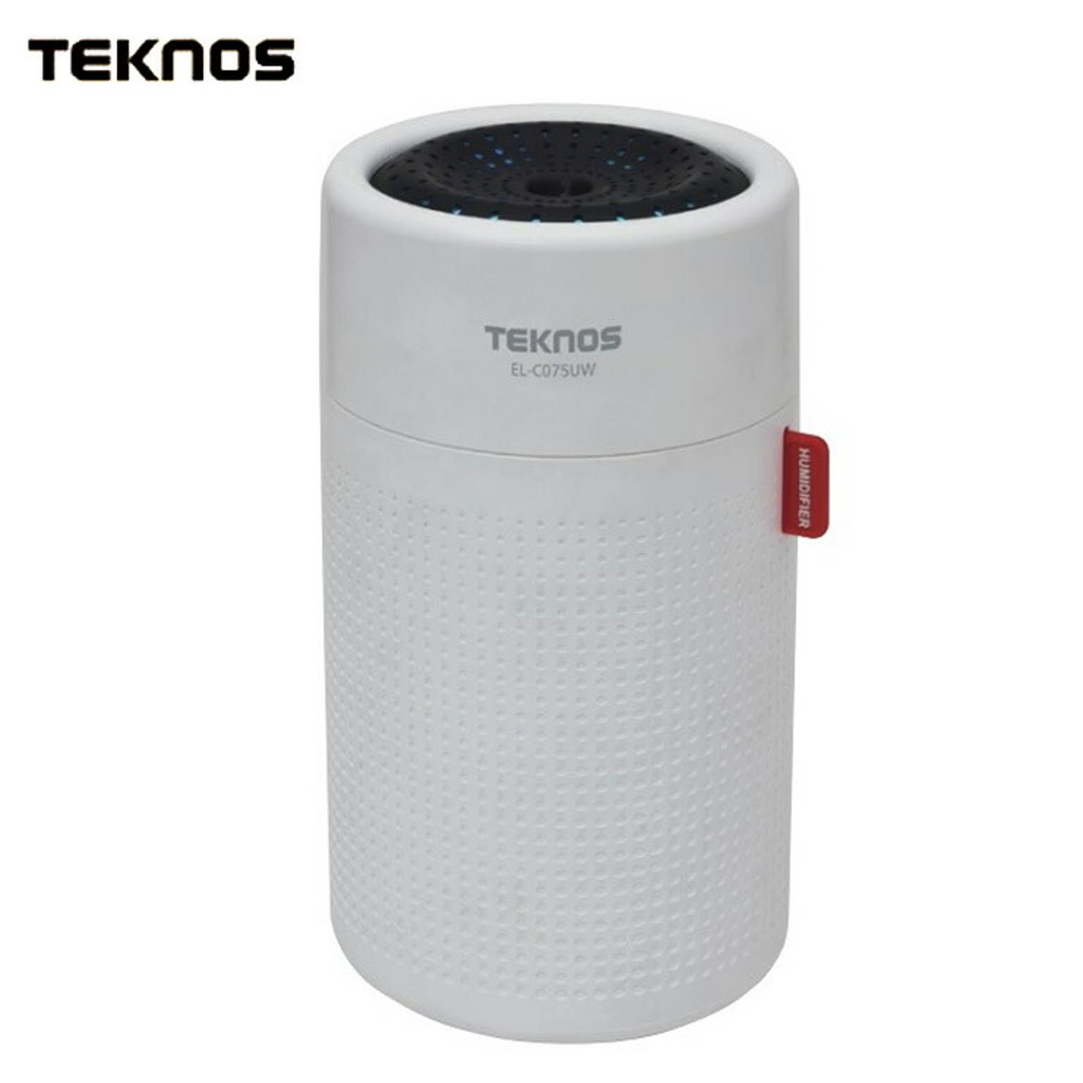 TEKNOS テクノス 充電式USB円筒形加湿器 0.75L ホワイト EL-C075UW 暖房 冬 部屋 室内 あったか 冬物 器具