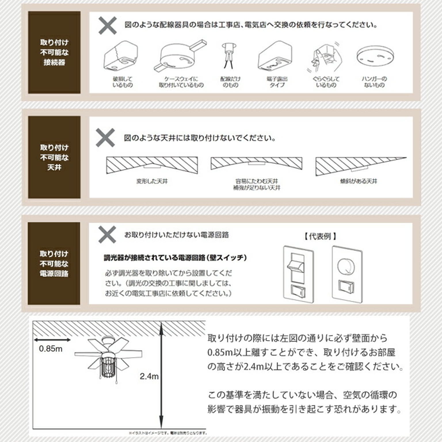 シーリングファンライト