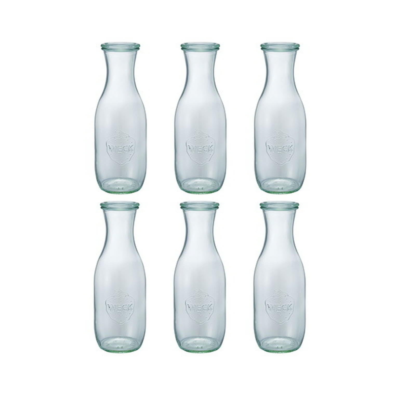 ジュースジャー1000ml 6個セット WECK マークスインターナショナル WE-766