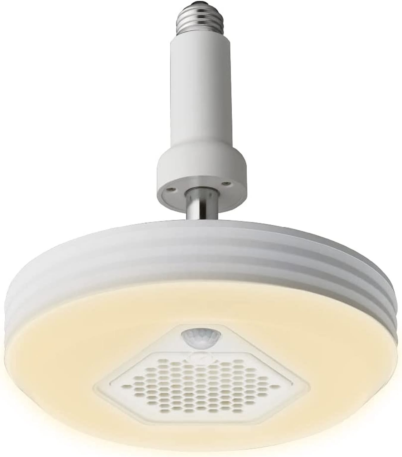 ドウシシャ オゾン発生器搭載 小型ライト ソケットモデル 人感センサー付き 60W 昼白色 ルミナスLED