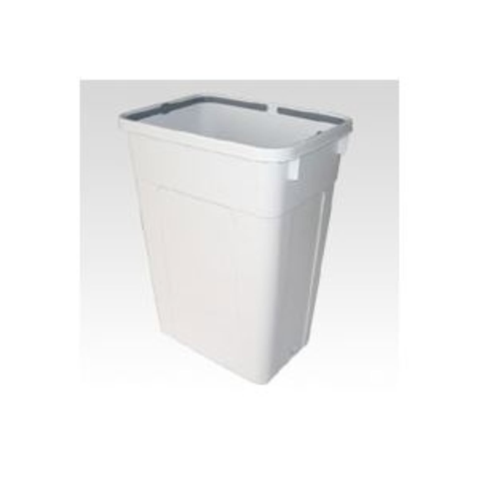 （まとめ） リス WORK＆WORK 分別ボックス45 本体 45LGy グレー 1個入 【×2セット】