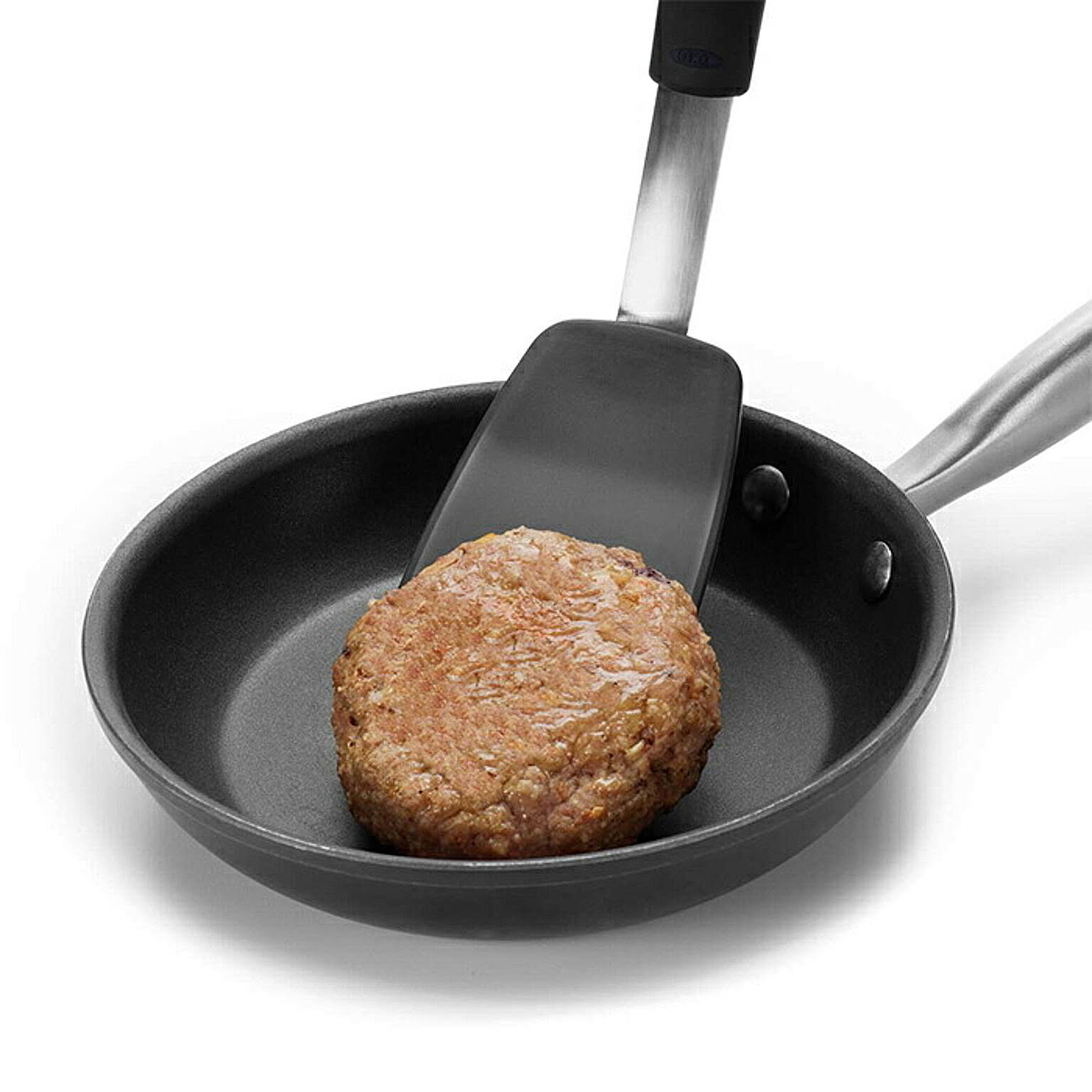 OXO オクソー シリコンターナー ターナー フライ返し ヘラ ステンレス シリコン 食洗機対応 キッチン おしゃれ 人気 耐熱 ブラック