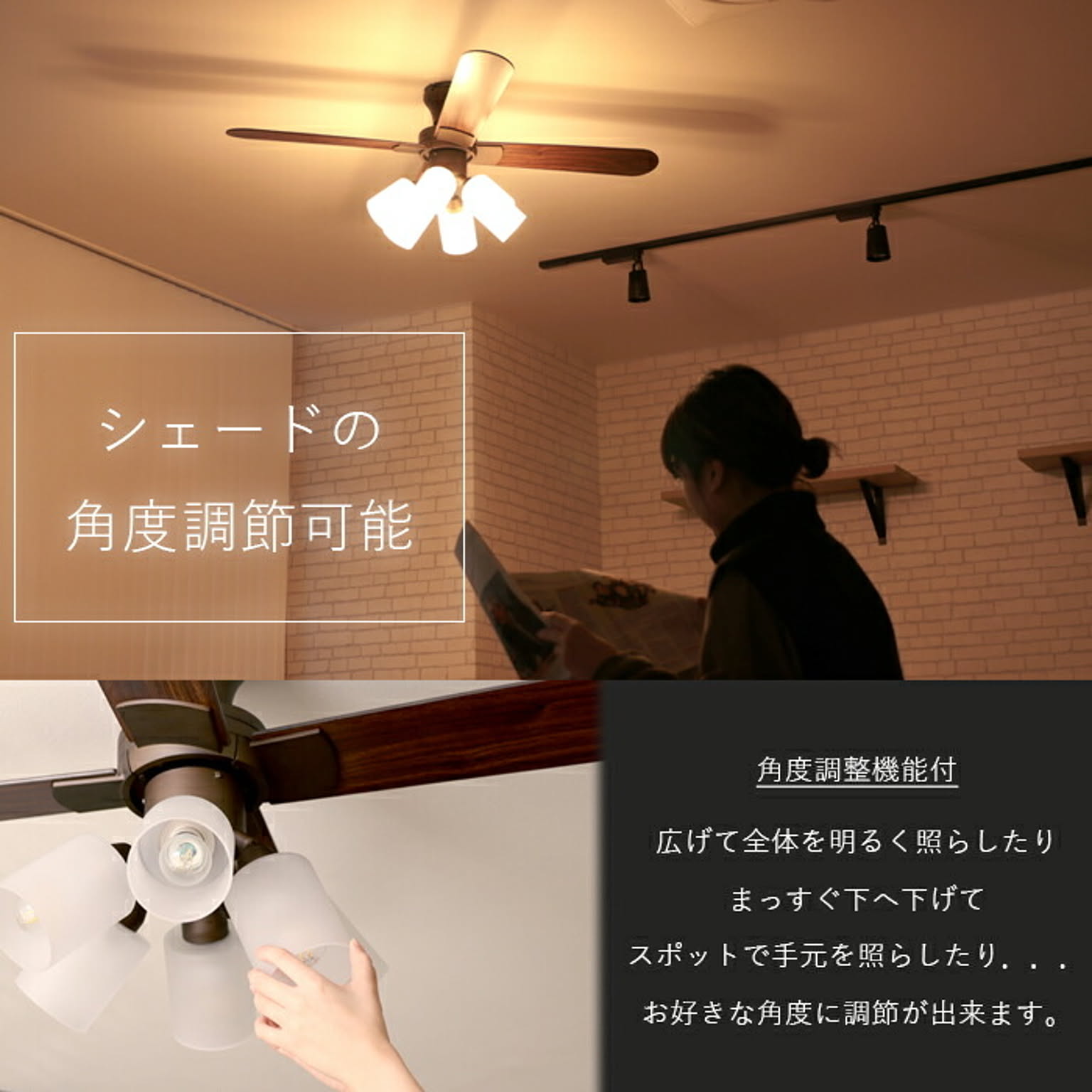 シーリングファンライト