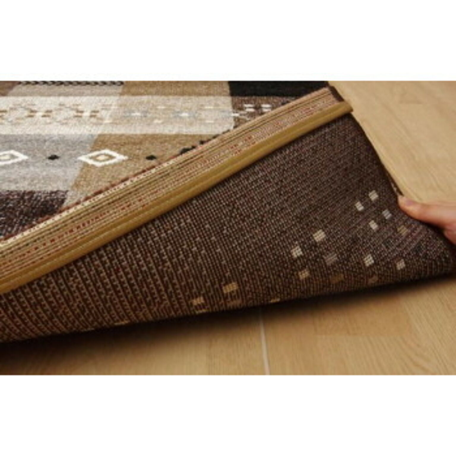 トルコ製 ウィルトン織カーペット 『フォリア』 ベージュ 約160×230cm