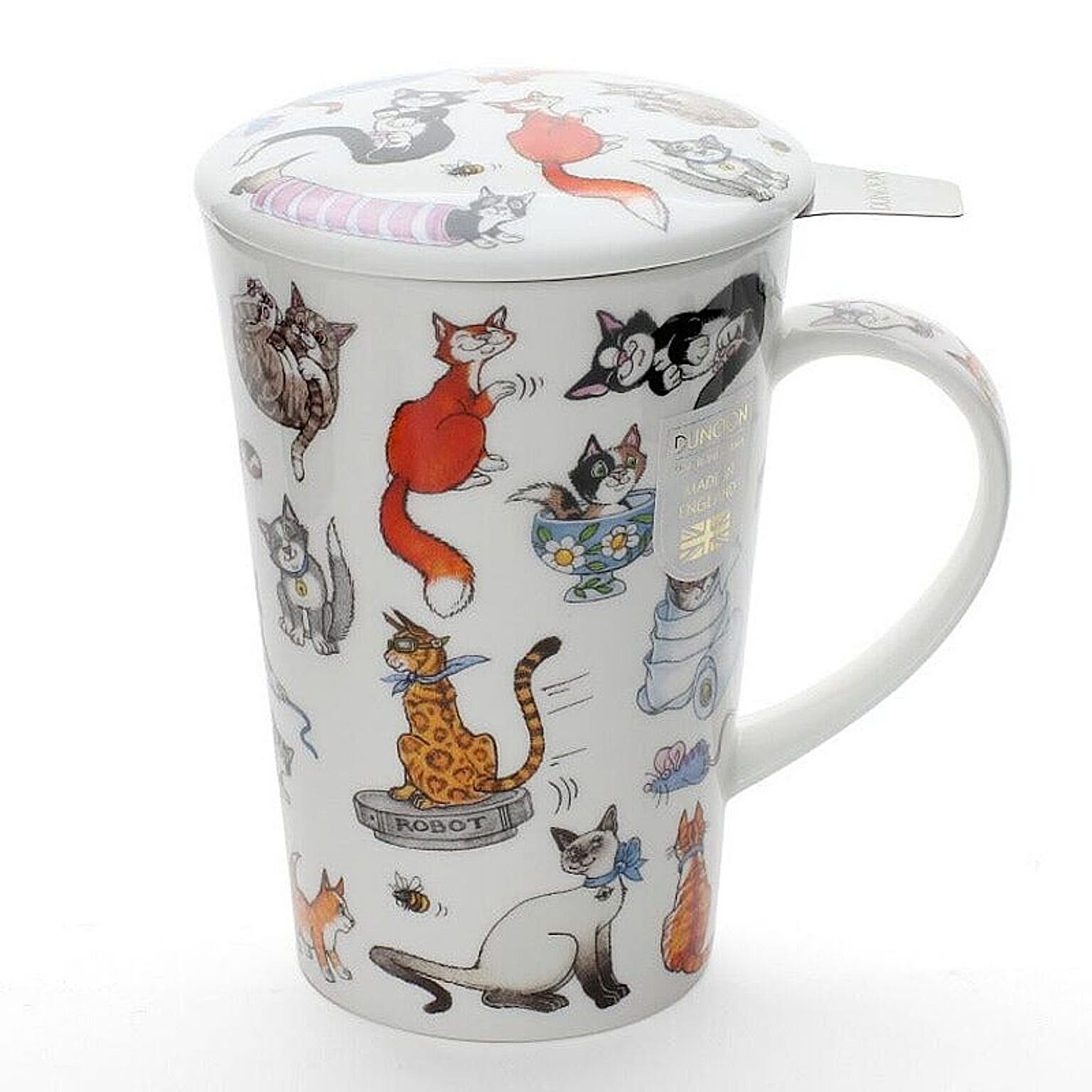 ダヌーン マグ SHETLAND SET 猫の合唱（蓋付き） CATASTROPHE Dunoon Mug