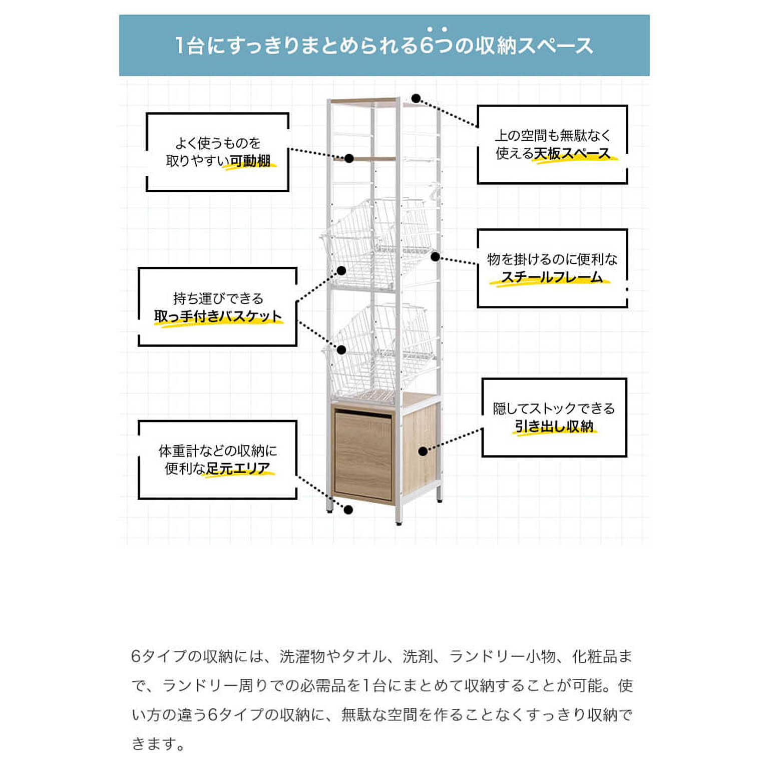 ランドリーバスケット