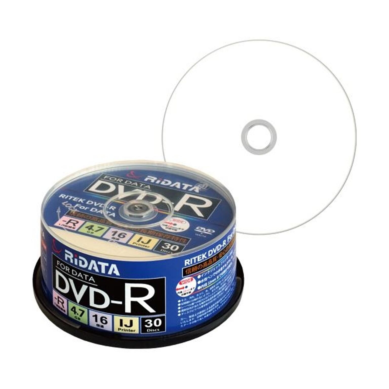 RiDATAライデータDATA記録用DVD-R 1～16倍速 4.7GB 30枚 通販