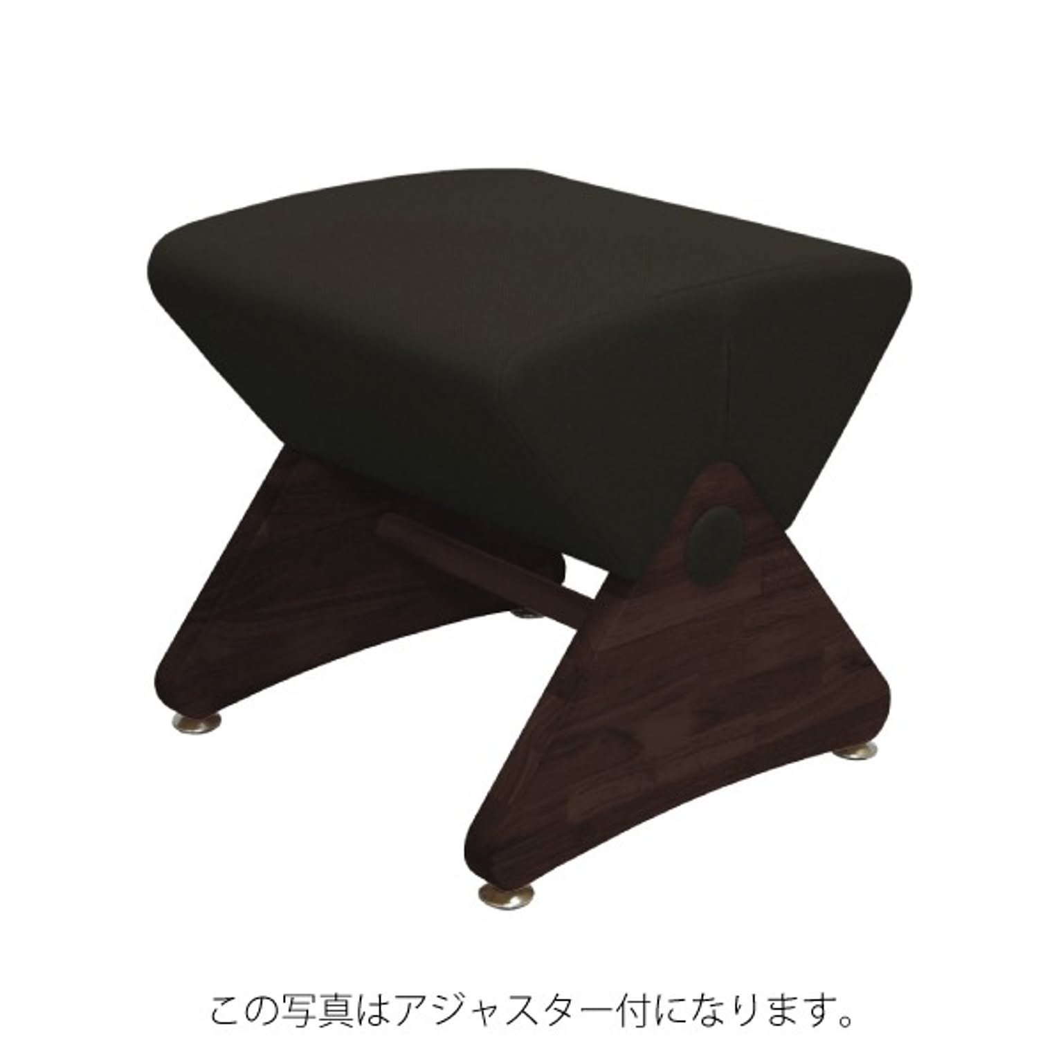 見せるスツール キャスター付き ダーク（布：ブラック／ナイロン）【Ｍｏｎａ．Ｄｅｅ】モナディー ＷＡＳ０１ＳＣ