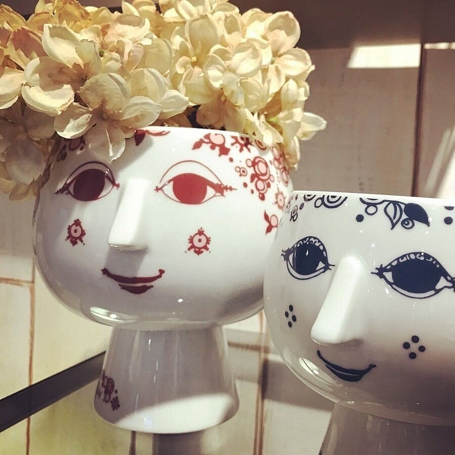 BJORN WIINBLAD（ビヨン・ヴィンブラッド）DECOR（デコール）フラワーポット ブルーΦ11cm