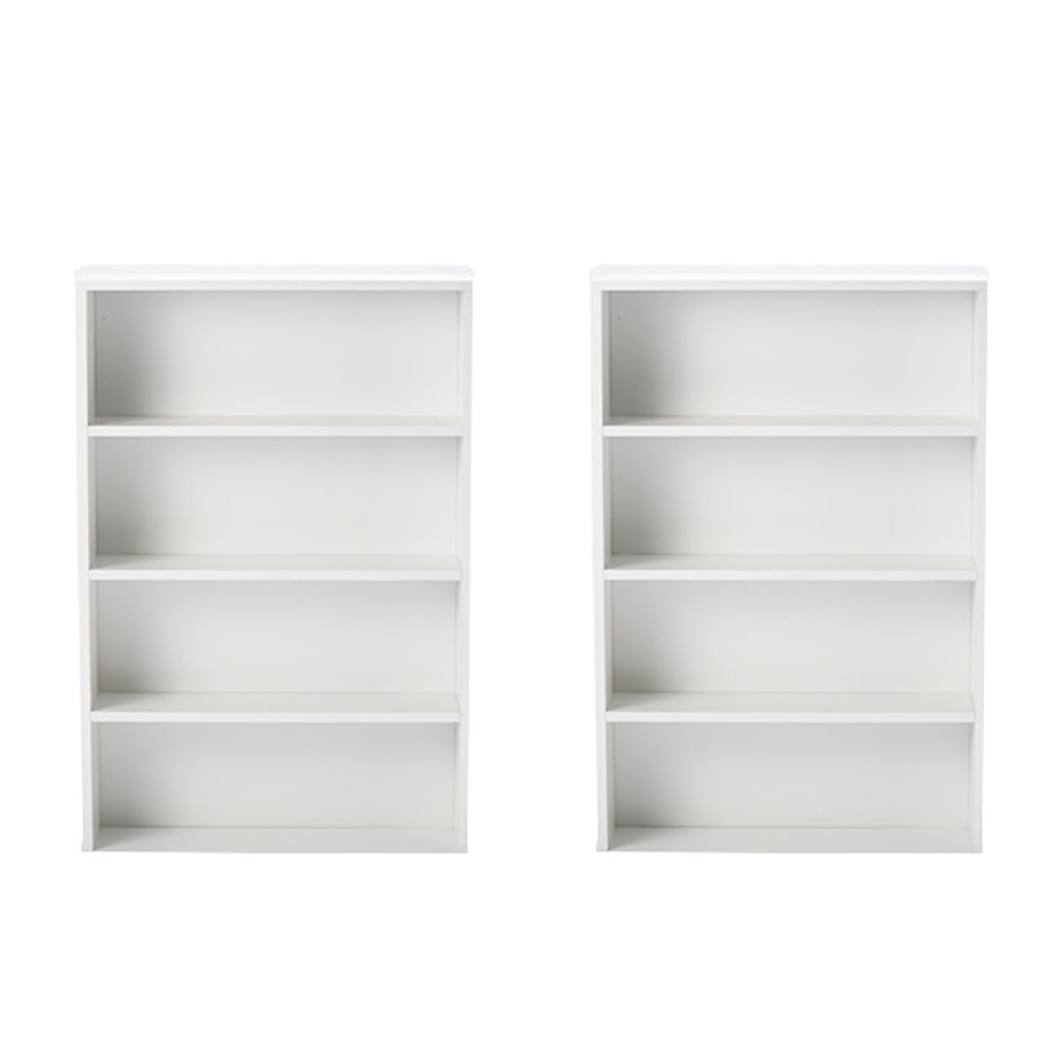 コミック棚600(2個組) 【ホワイト】  本棚 2台セット コミック棚 幅60cm 奥行16cm 4段  コミックラック キャビネット シ