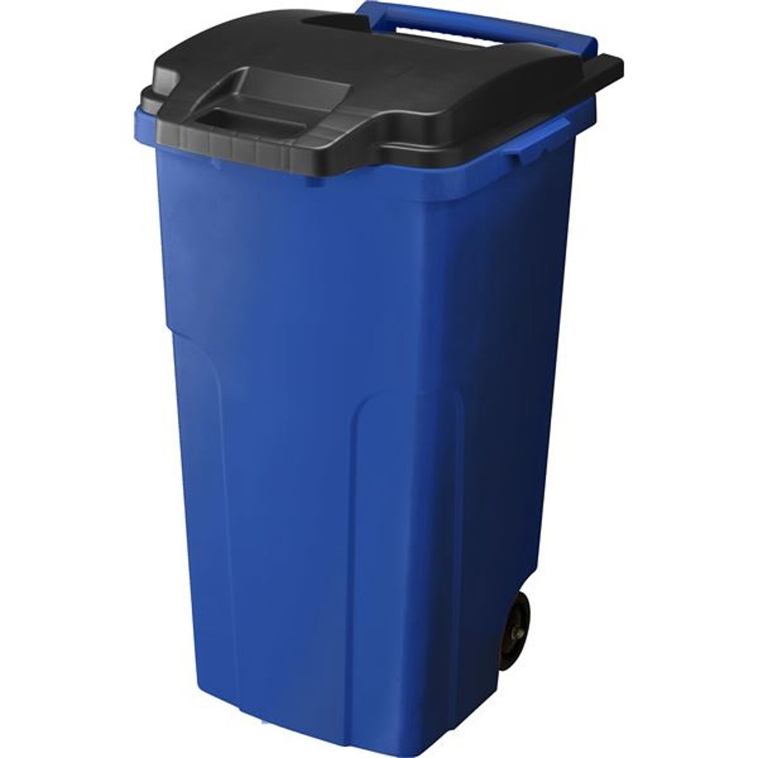 3セット キャスターペール 90C2 ブルー フタ付き ゴミ箱