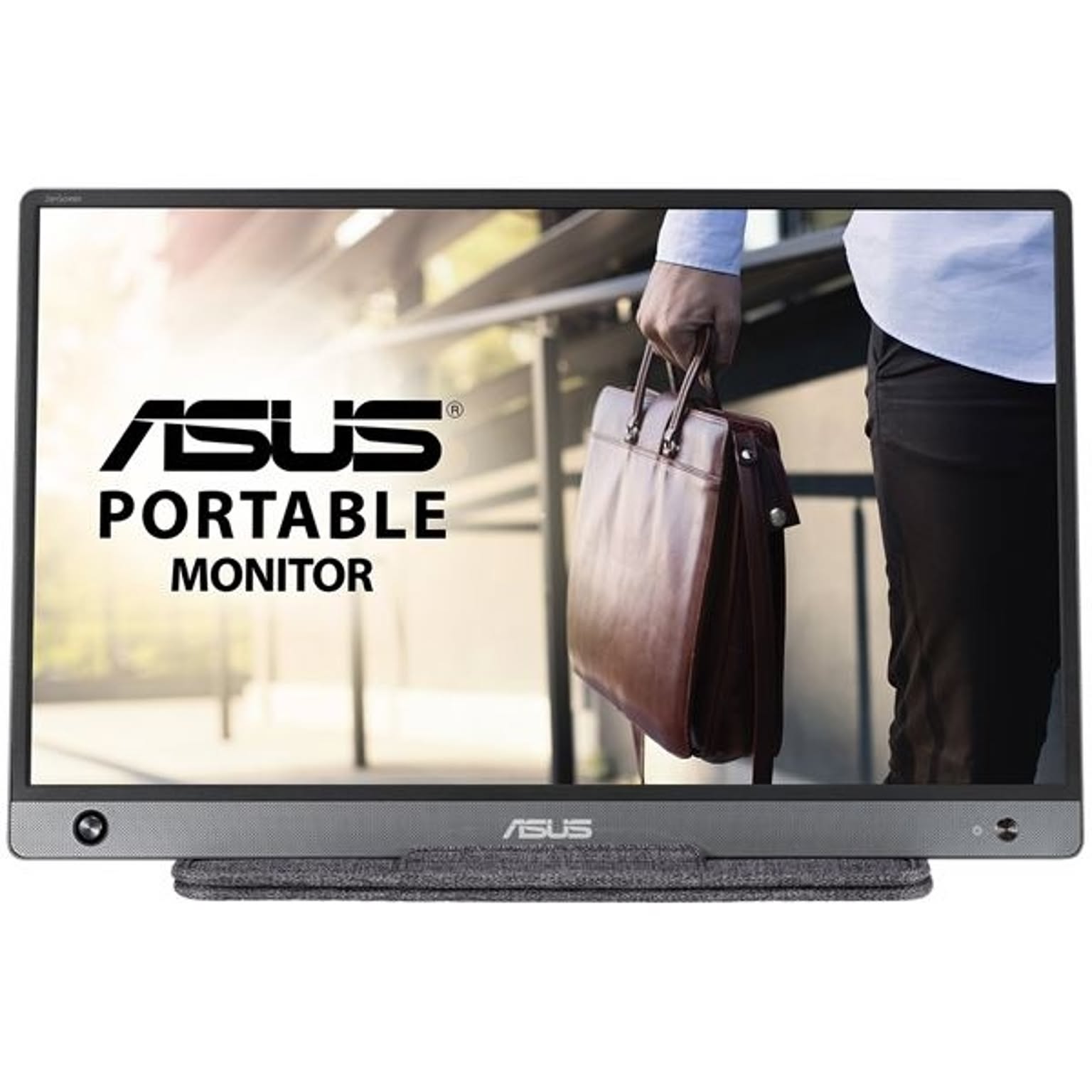 ASUS TeK 【テレワーク向け】15.6型 USB Type-C＆HDMI接続モバイル液晶ディスプレイZenScreen （1920×1080/IPS/ノングレア/重量：730g） MB16AH