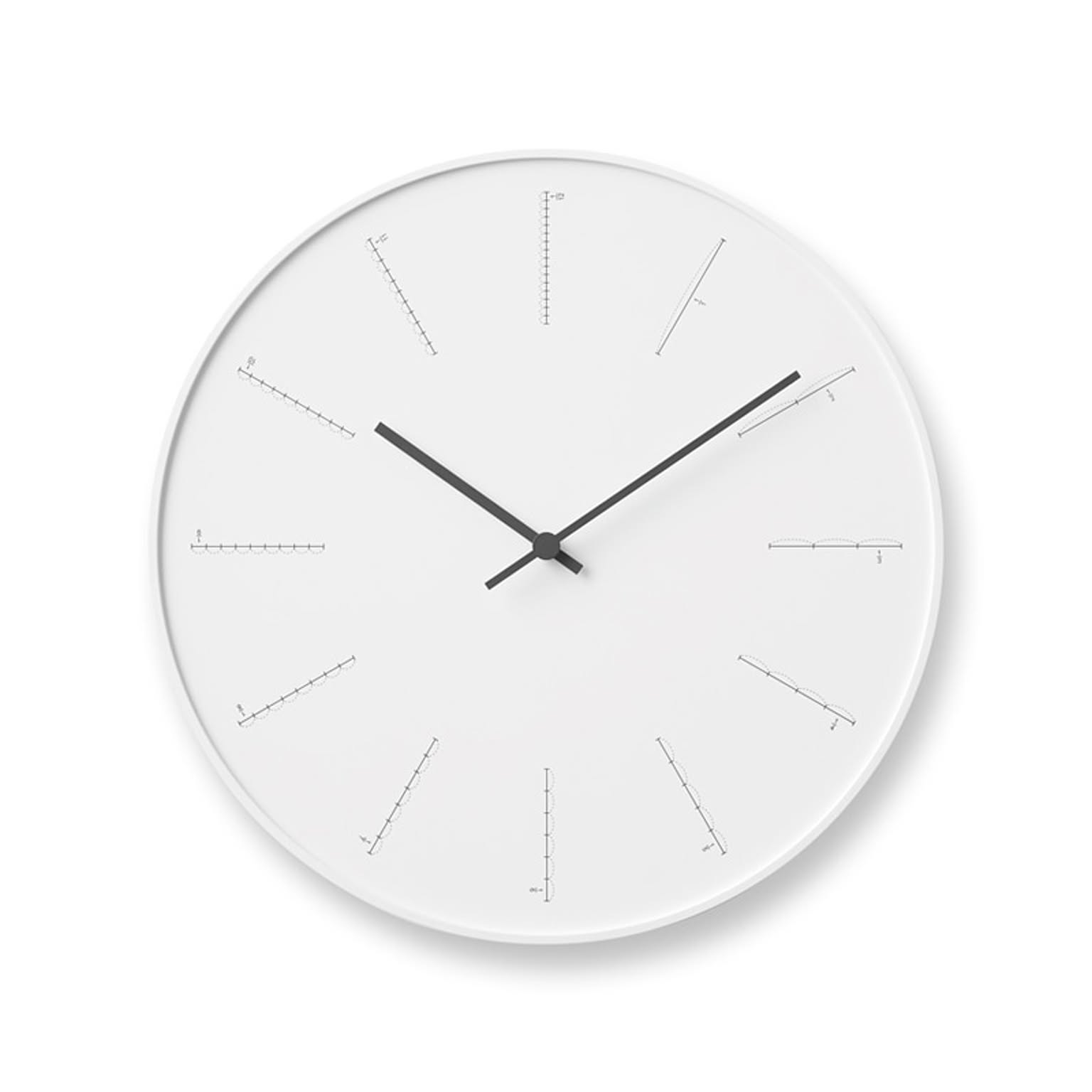 Lemnos レムノス DESIGN OBJECTS divide ディバイト NL17-01 掛時計 掛け時計 幅29cm