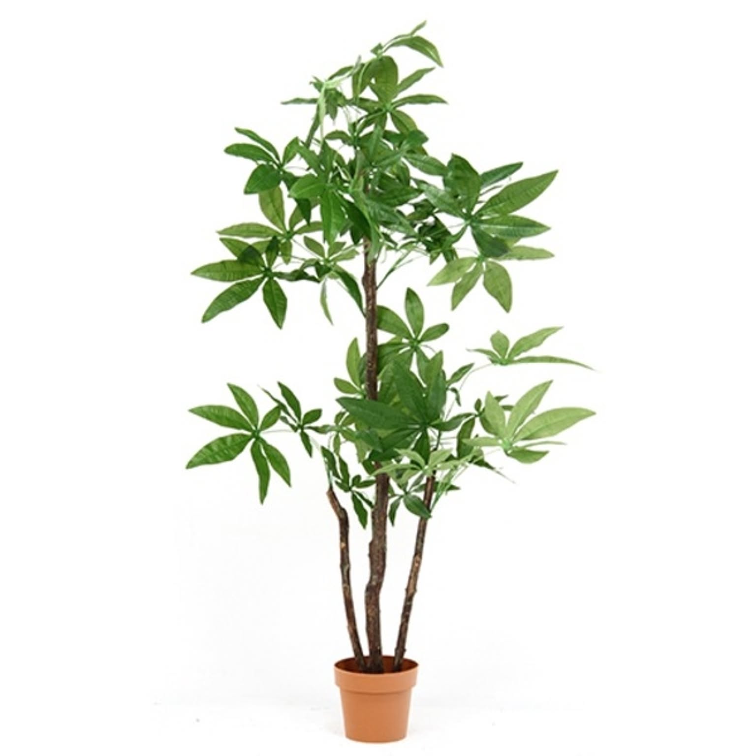 観葉植物 造花 パキラ スタンダード 7号鉢対応 幅90cm リビング ダイニング インテリア雑貨 備品 什器