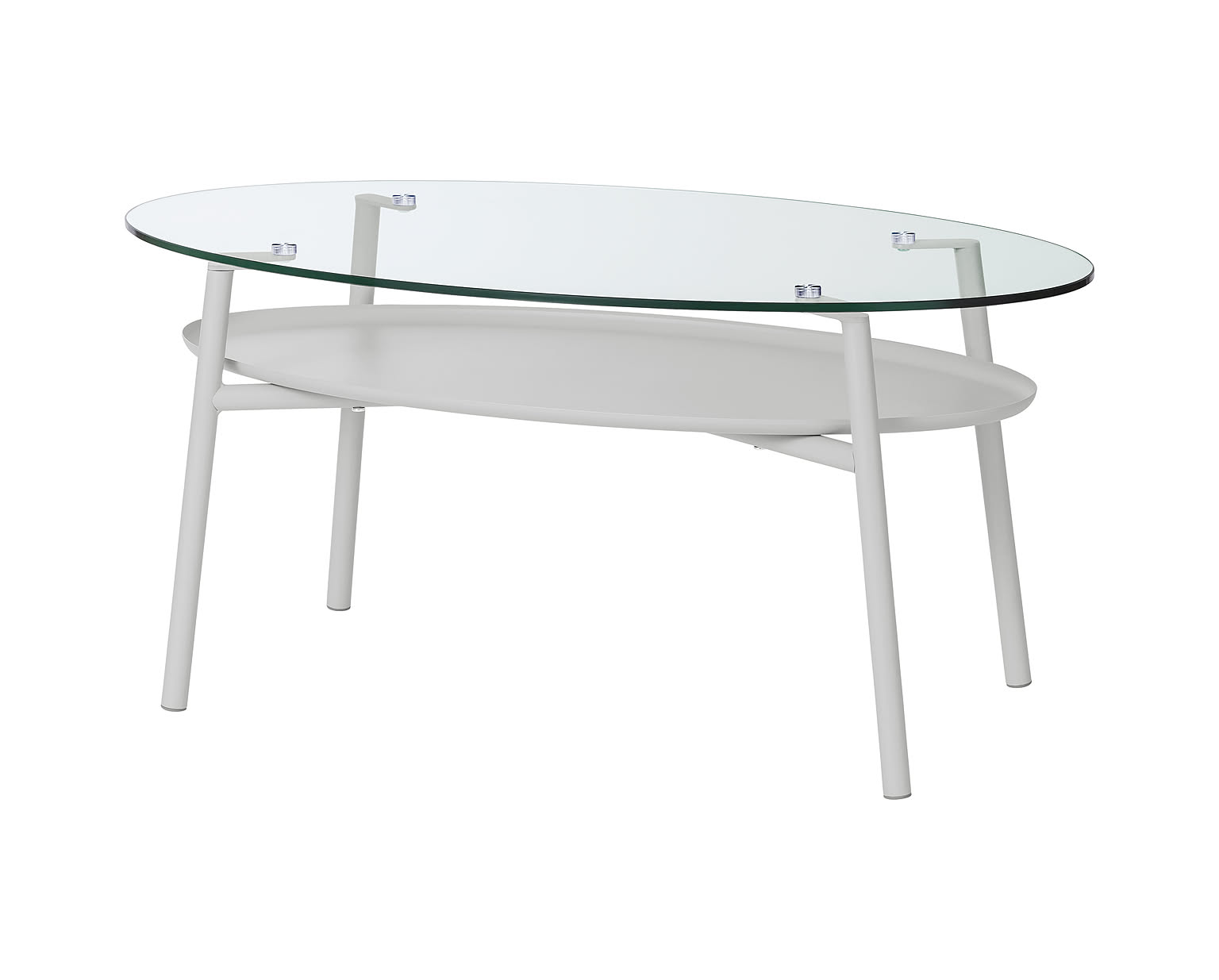 ガラスリビングテーブル グレー LGT-LT ローテーブル シンプル ガラス LaLassic SimpleStyle アイリスオーヤマ