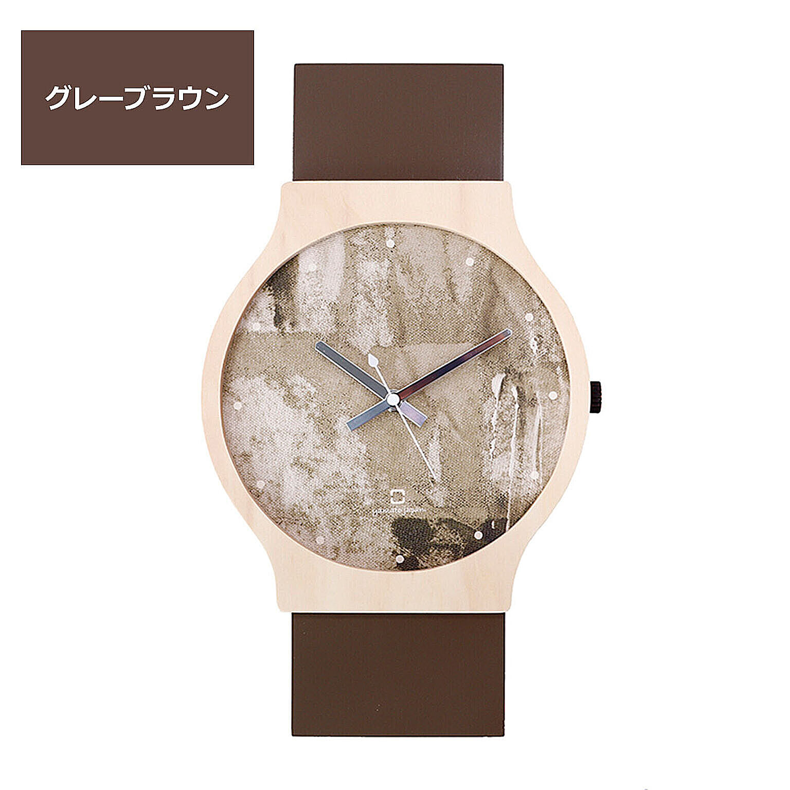 時計 壁掛け 掛け時計 おしゃれ アナログ 木製 北欧 日本製 国産 かわいい 天然木 ウッド ナチュラル painting clock ヤマト工芸 パステルカラー 可愛い 腕時計モチーフ 子供部屋 