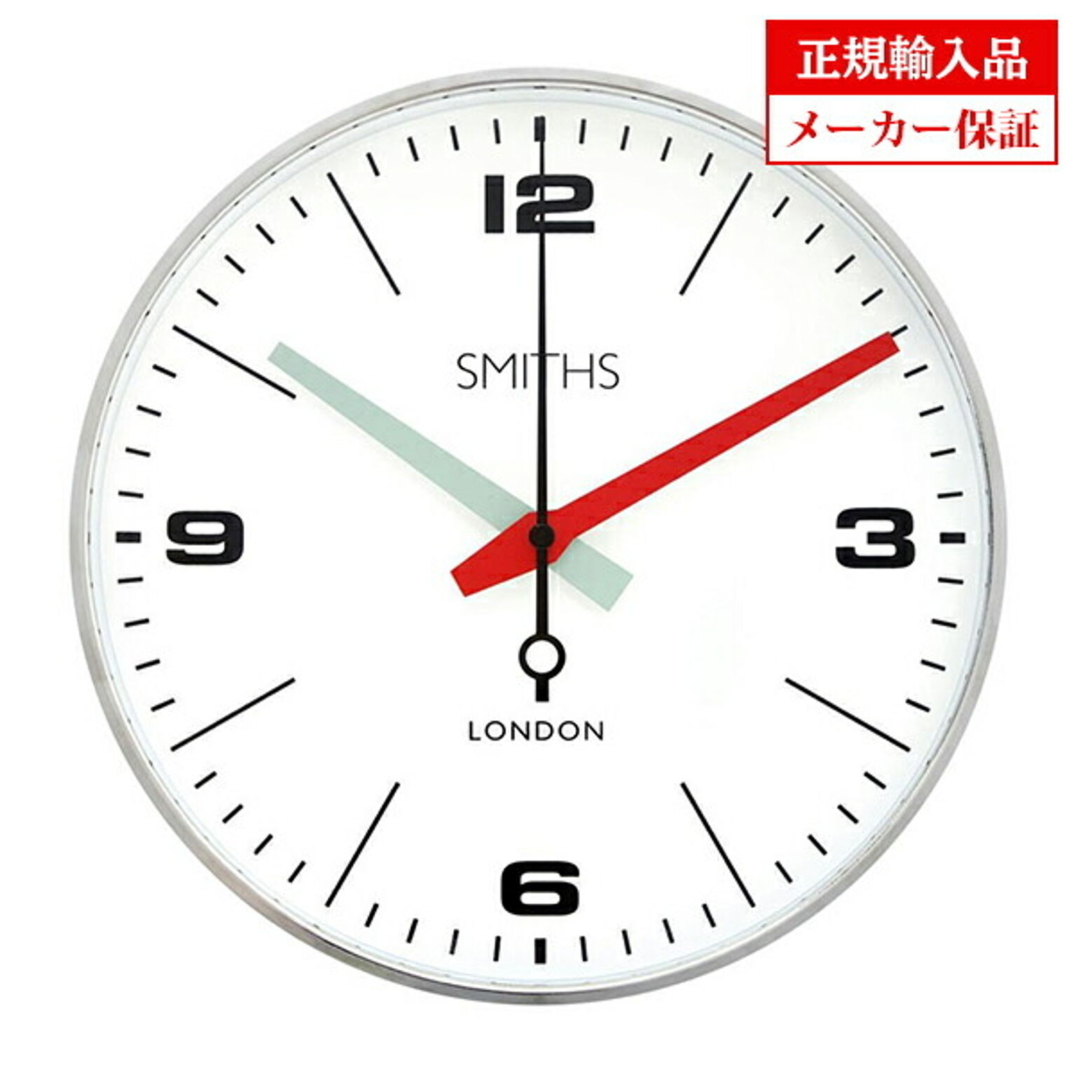 【正規輸入品】 イギリス ロジャーラッセル 掛け時計 ROGER LASCELLES  デザイナークロック (SM/DRAKE/CHROME)