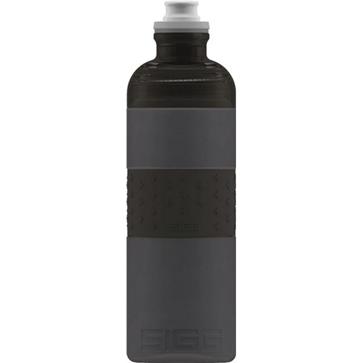 SIGG 耐熱性ポリプロピレン製ボトル ヒーロー スクイーズボトル（アントラサイト 0．6L）