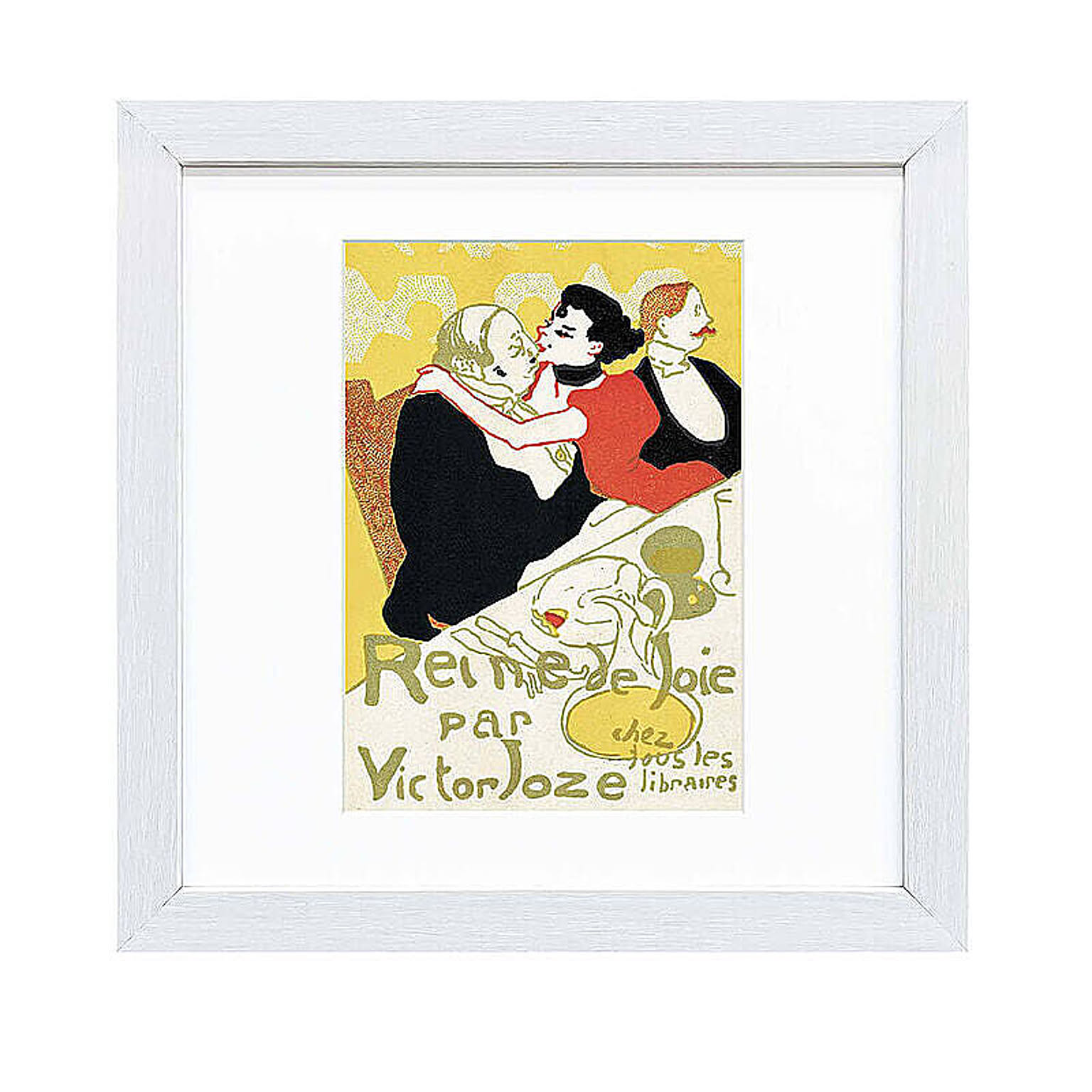Henri Lautrec（アンリ ロートレック） 悦楽の女王 アートポスター（フレーム付き） m11500