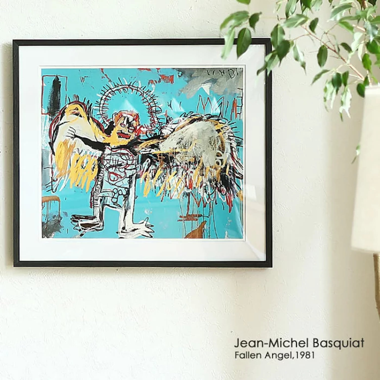 アートポスター Jean-Michel Basquiat 「FalLen Angel ,1981」