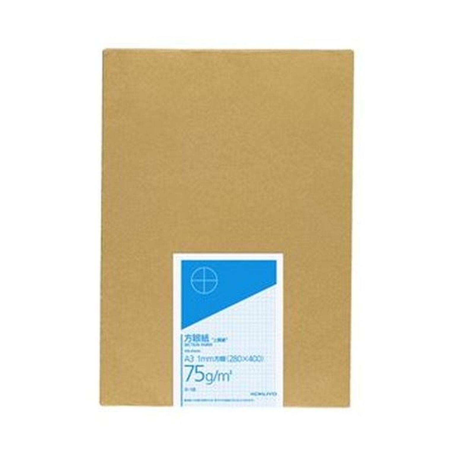 （まとめ）コクヨ 上質方眼紙 A3 1mm目ブルー刷り 100枚 ホ-18 1冊【×5セット】