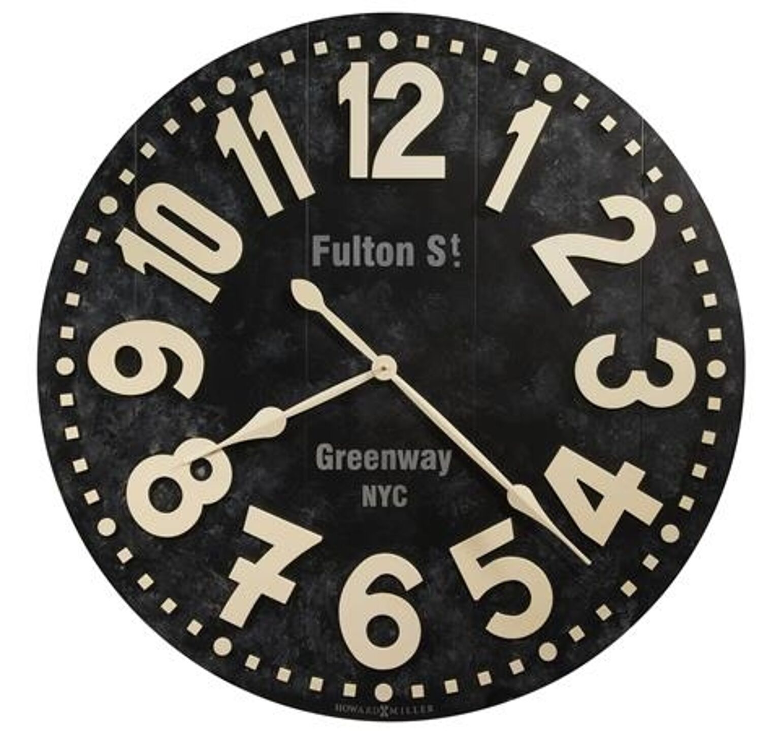 【正規輸入品】 アメリカ ハワードミラー 625-557 HOWARD MILLER FULTON STREET クオーツ（電池式） 掛け時計