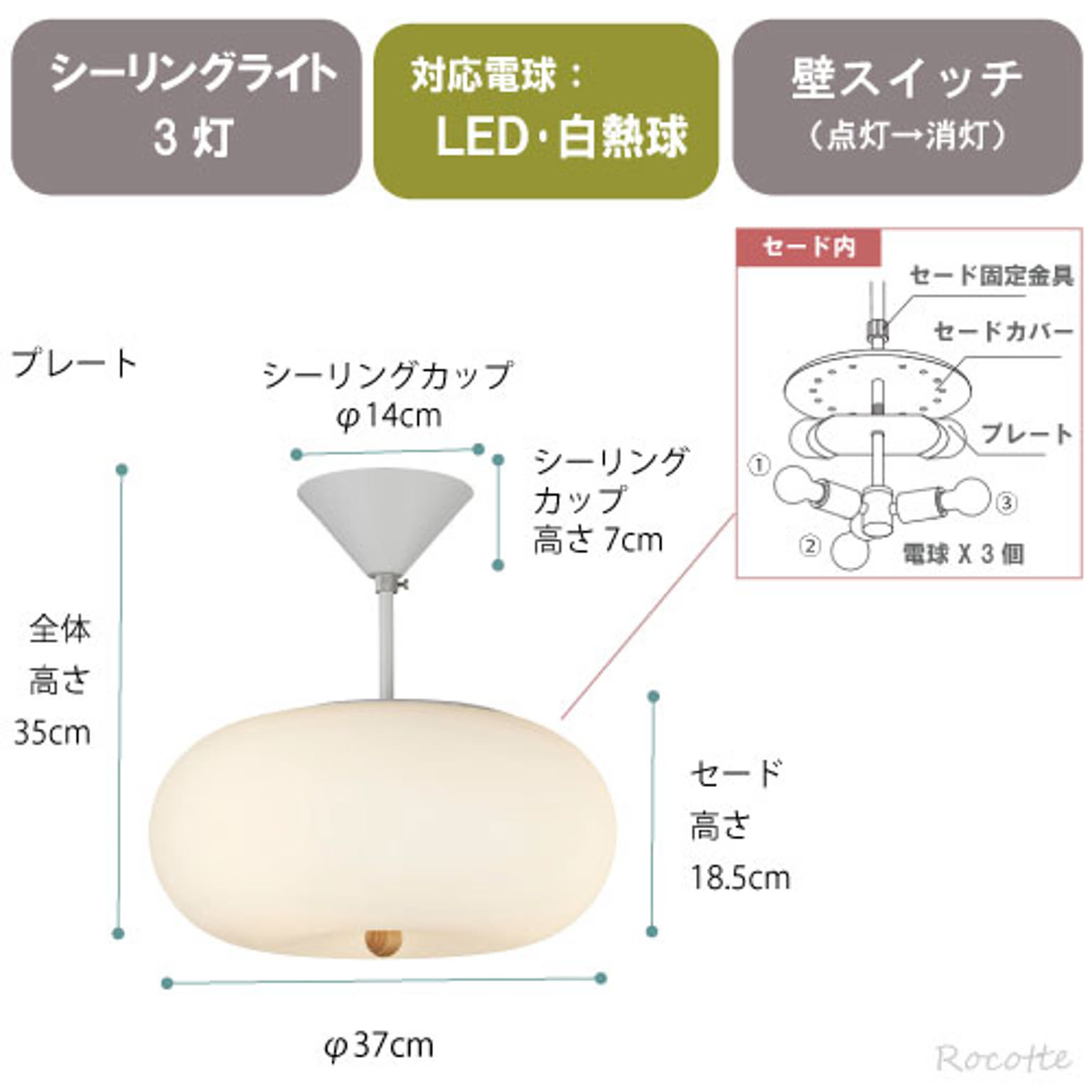 シーリングライト
