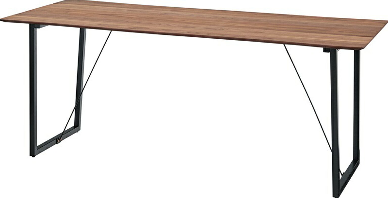 ルカ ダイニングテーブル W180×D80×H73 ブラウン