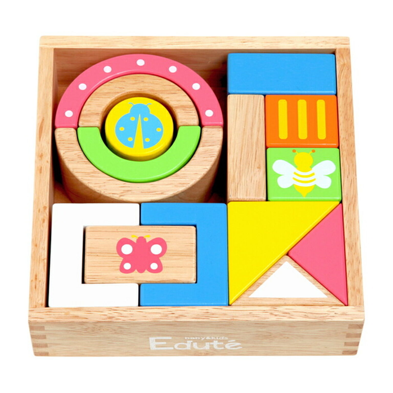 edute SOUND ブロックス おもちゃ 型はめ パズル 積み木 知育 知育玩具 1歳 音の出るおもちゃ 子供 女の子 男の子 プレゼント 安全 出産祝い ベビー 赤ちゃん